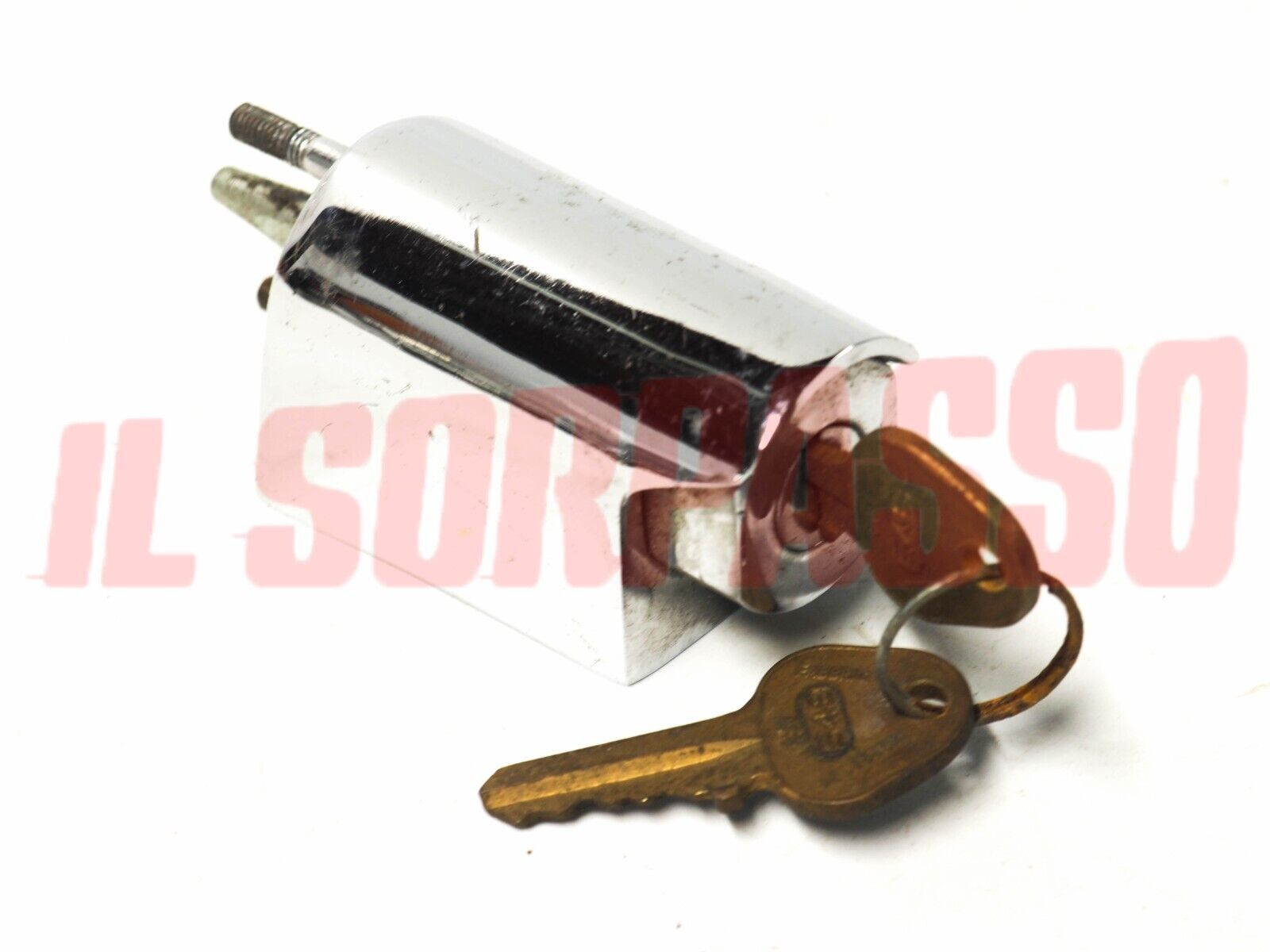 SERRATURA COFANO POSTERIORE MOTORE FIAT 850 BERLINA  SPECIAL ACCESSORIO CROMATA