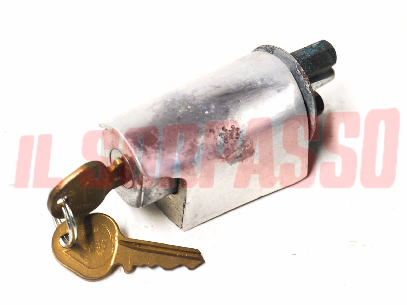 SERRATURA COFANO POSTERIORE MOTORE FIAT 850 BERLINA SPECIAL ACCESSORIO ALLUMINIO