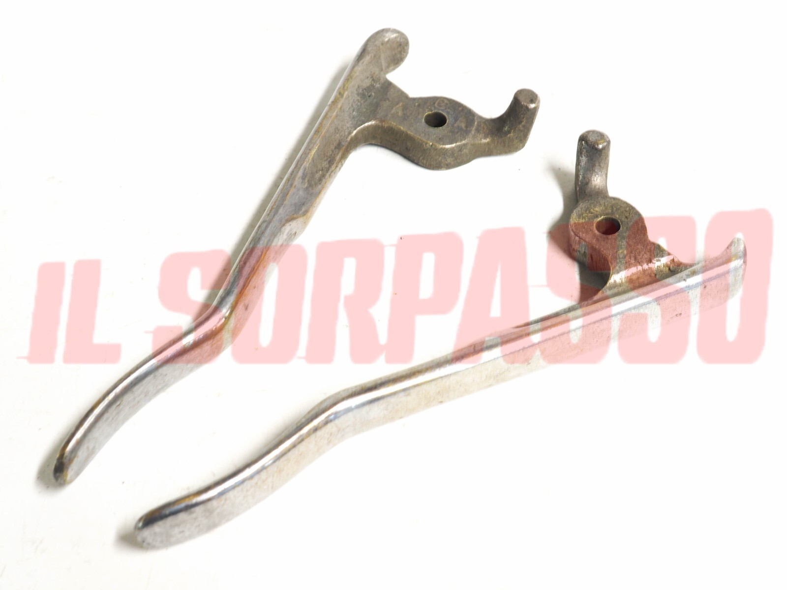 MANIGLIE PORTA DESTRA + SINISTRA FIAT 1100 A B E MUSONE ORIGINALI NOS