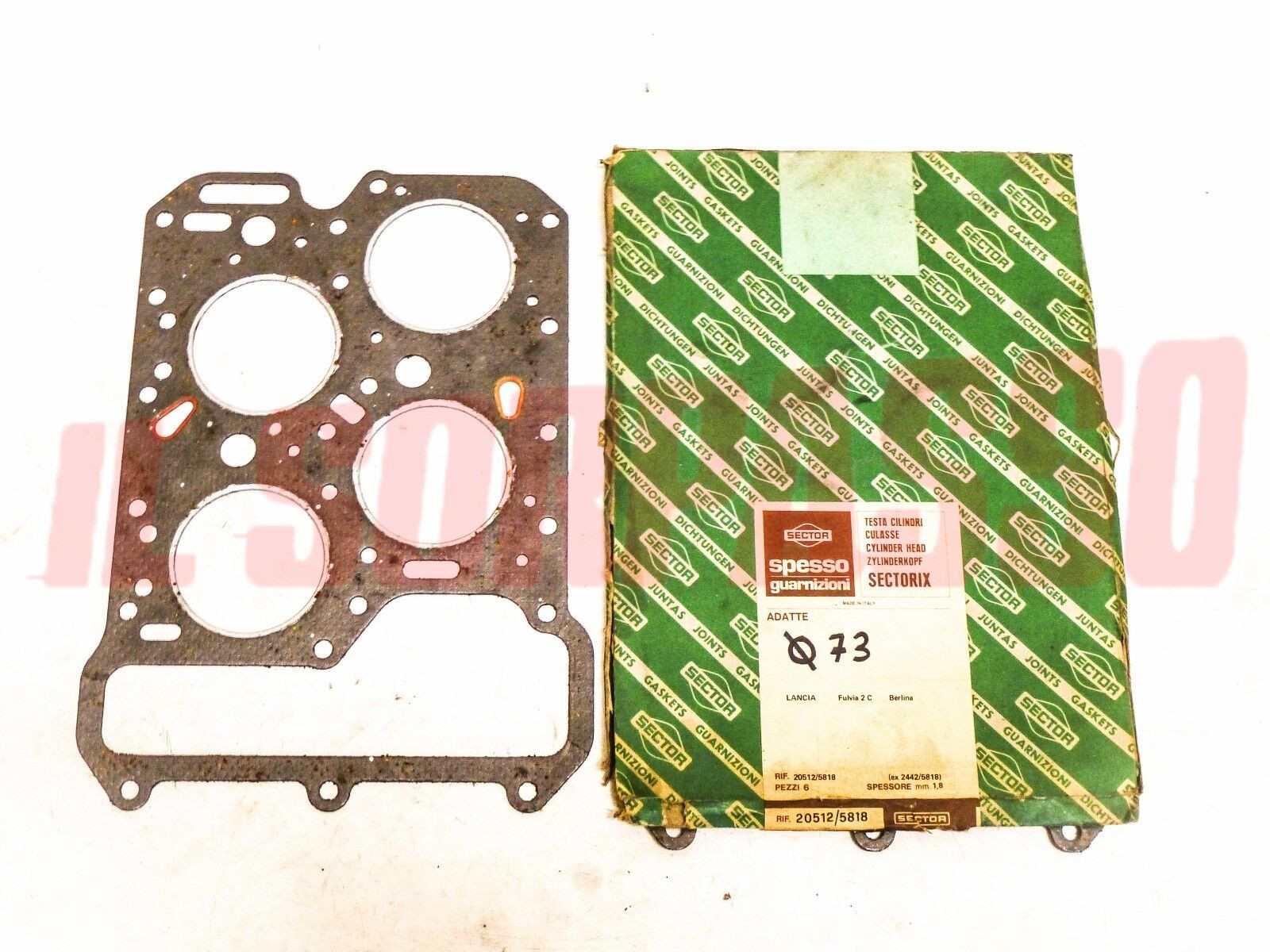 GUARNIZIONE TESTA TESTATA LANCIA FULVIA 2C BERLINA ORIGINALE