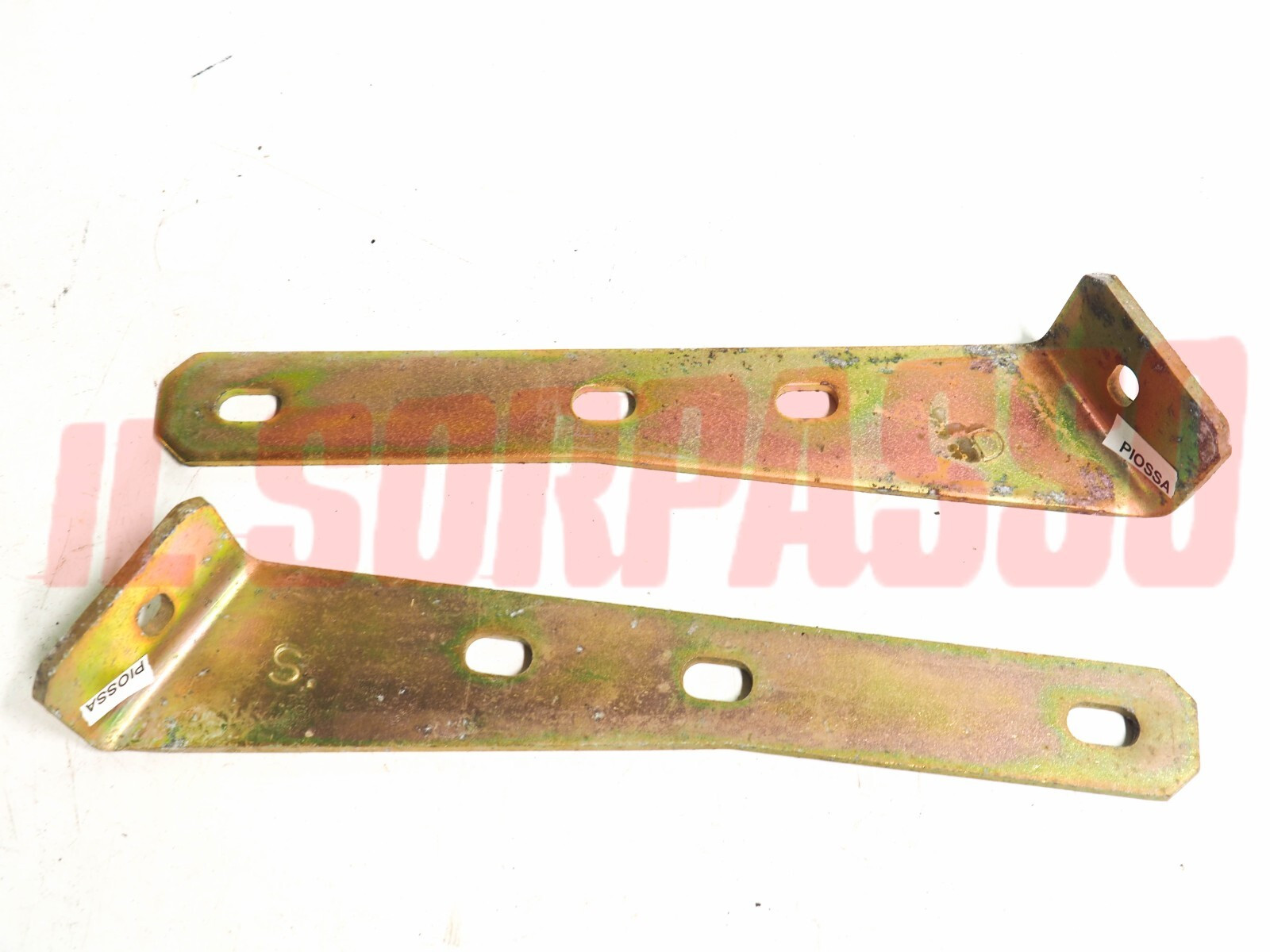 STAFFE PARAURTI ANTERIORE DESTRA + SINISTRA FIAT 128 CL ORIGINALI