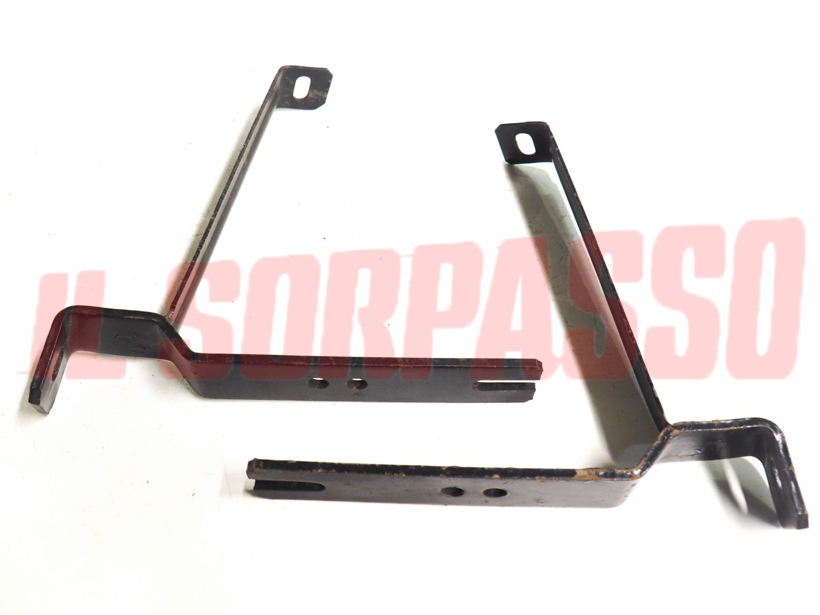 STAFFE PARAURTI ANTERIORE AUTOBIANCHI A112 + ABARTH 4 SERIE MOD. 1977 ORIGINALI