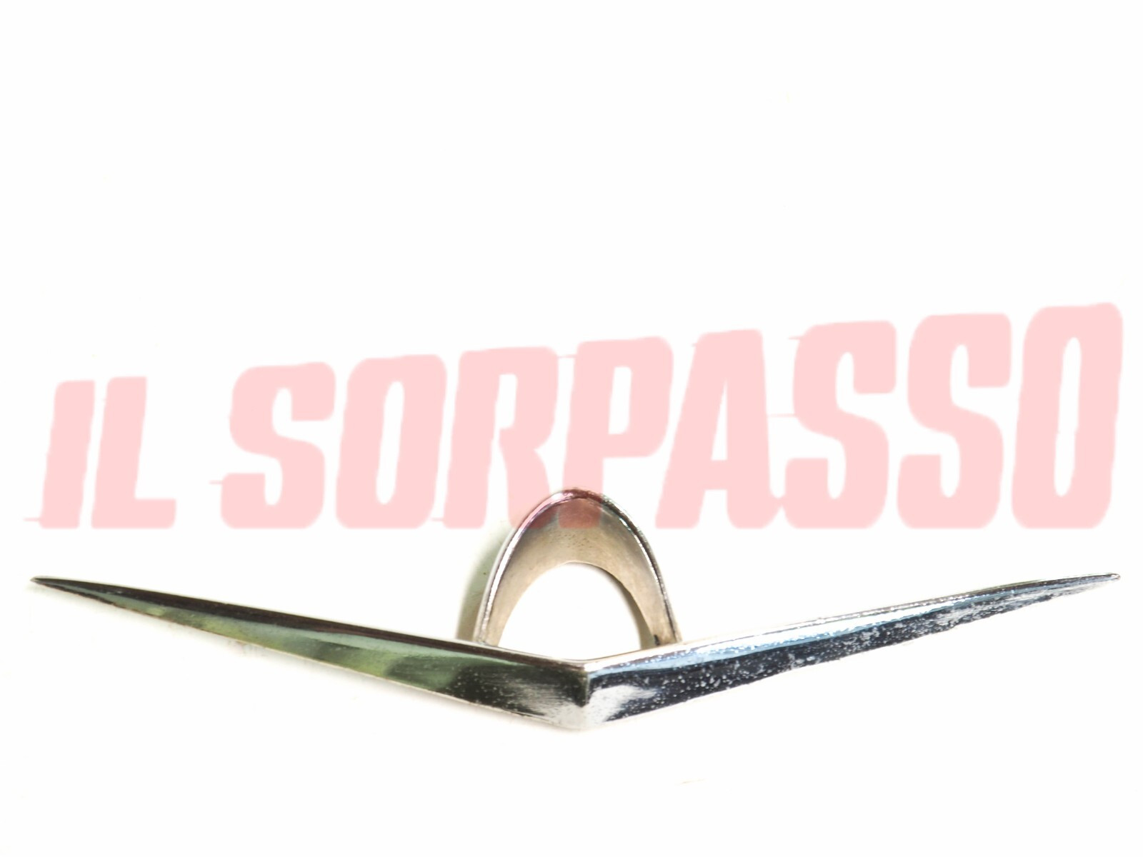 FREGIO PULSANTE SERRATURA COFANO POSTERIORE FIAT 1500 L 1800 2100 ORIGINALE NOS