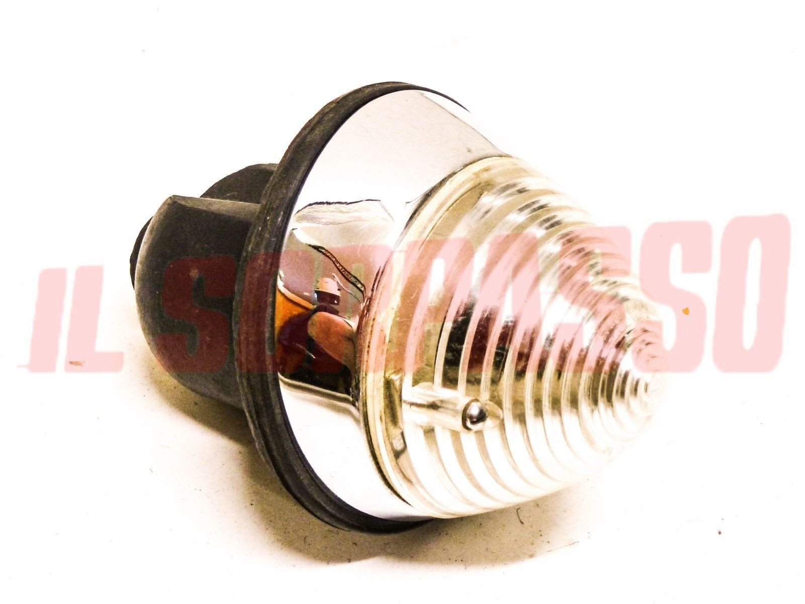 FANALINO ANTERIORE + CUFFIA FIAT 1400 BERLINA 2 SERIE ORIGINALE CROMATO