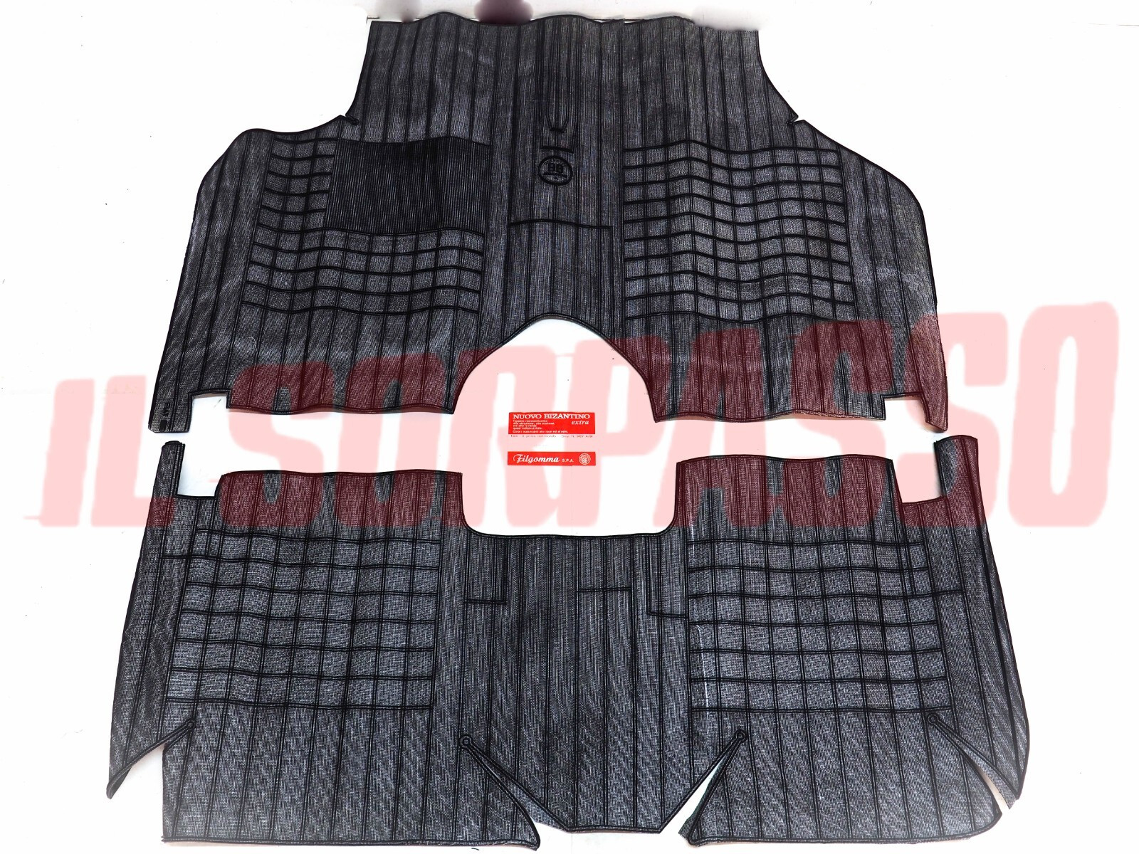 TAPPETI GRIGI E NERI FIAT 128 BERLINA RALLY ORIGINALI FILGOMMA