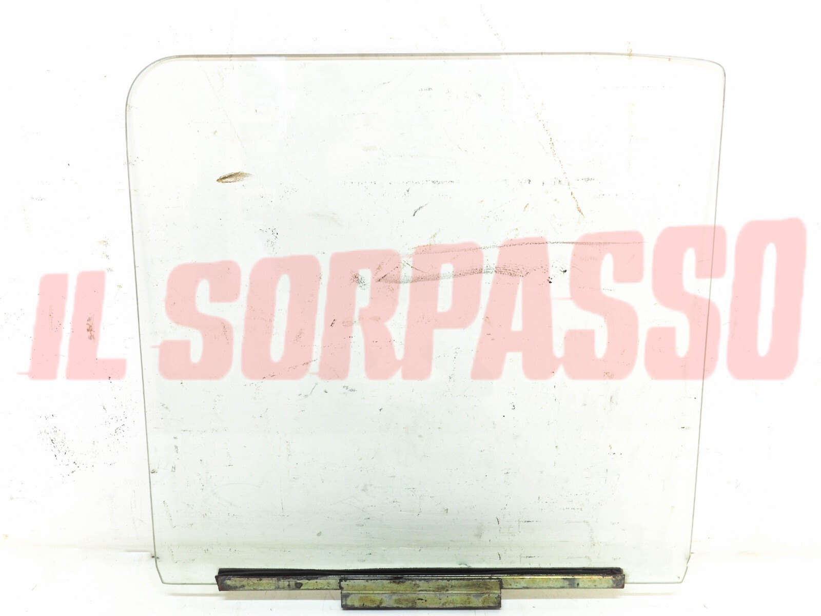 VETRO SCENDENTE + GUIDA PORTA ANTERIORE SINISTRA FIAT 238 FURGONE + VETRATO