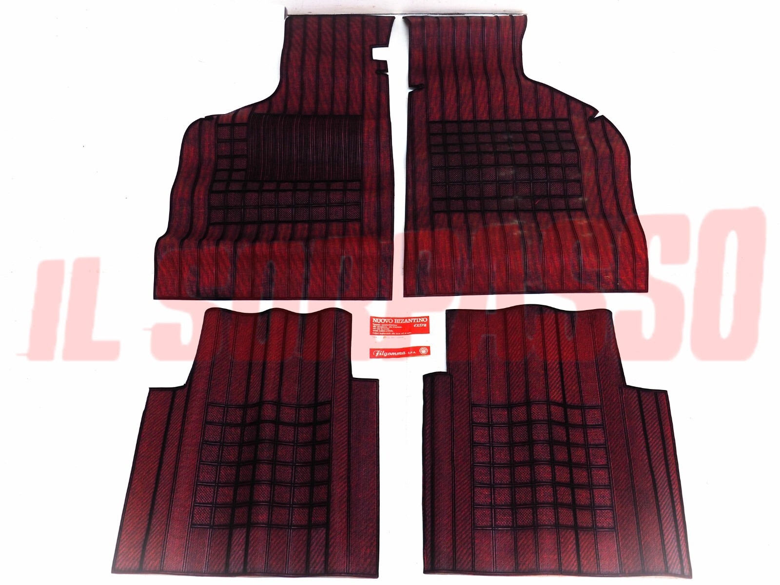 TAPPETI ROSSI E NERI ALFA ROMEO ALFA 33 ORIGINALI FILGOMMA