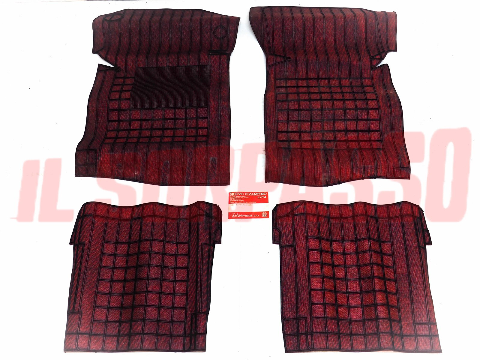 SOPRA TAPPETI MARRONI NERI VOLKSWAGEN GOLF MK1 - GTI ORIGINALI FILGOMMA