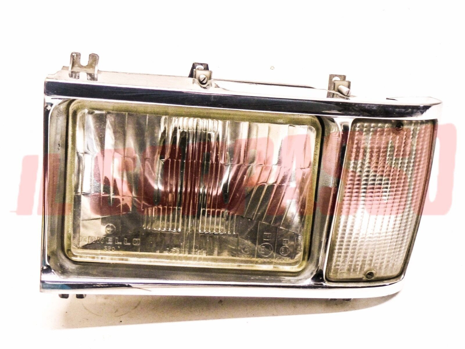 CORNICE CERCHIO FARO SINISTRO + FANALINO FRECCIA AUTOBIANCHI A111 ORIGINALE