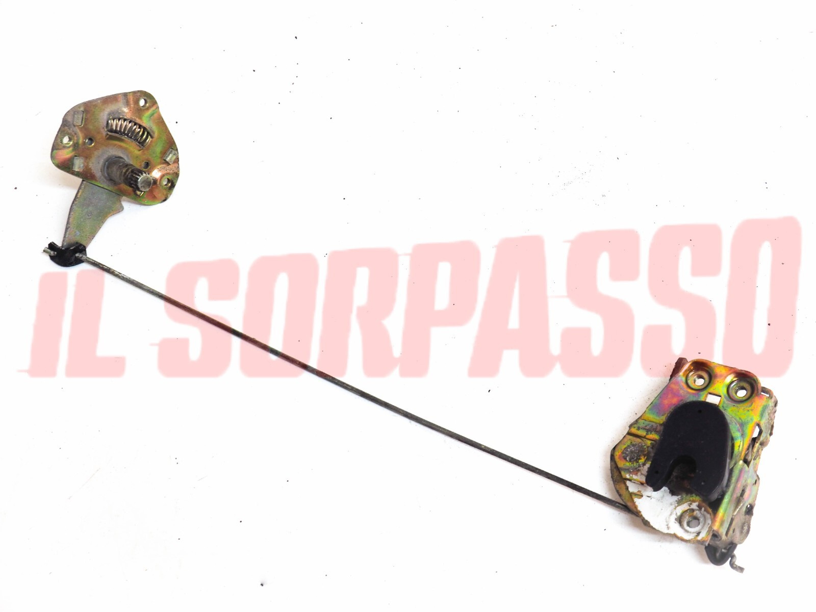 SERRATURA PORTA DESTRA + RINVIO FIAT 238 FURGONE ORIGINALE USATA