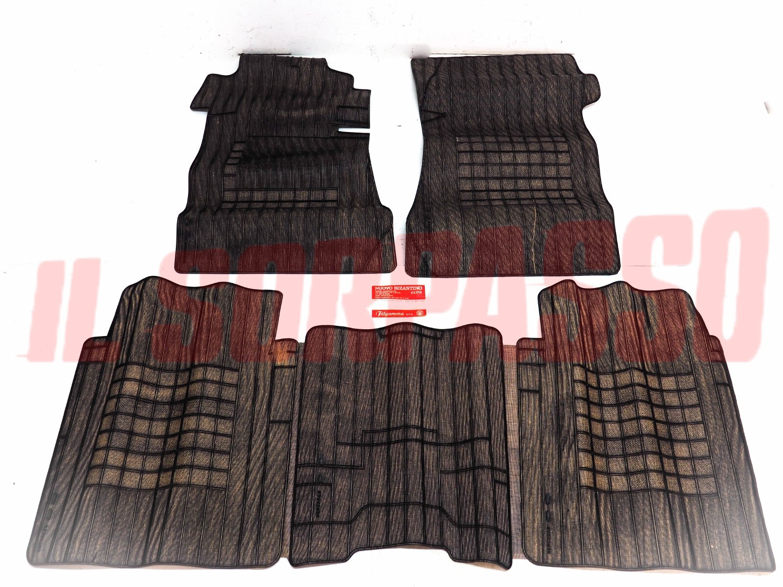 SOPRA TAPPETI BEIGE E NERI MERCEDES 220 250 280 ORIGINALI FILGOMMA