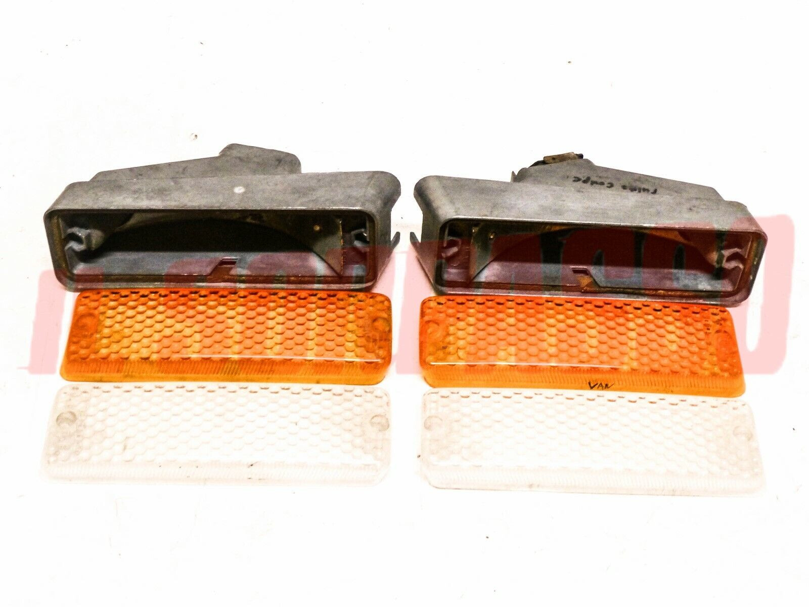 FANALINI ANTERIORI FRECCE LANCIA FULVIA COUPE 2 3 SERIE CARELLO ORIGINALI NUOVI