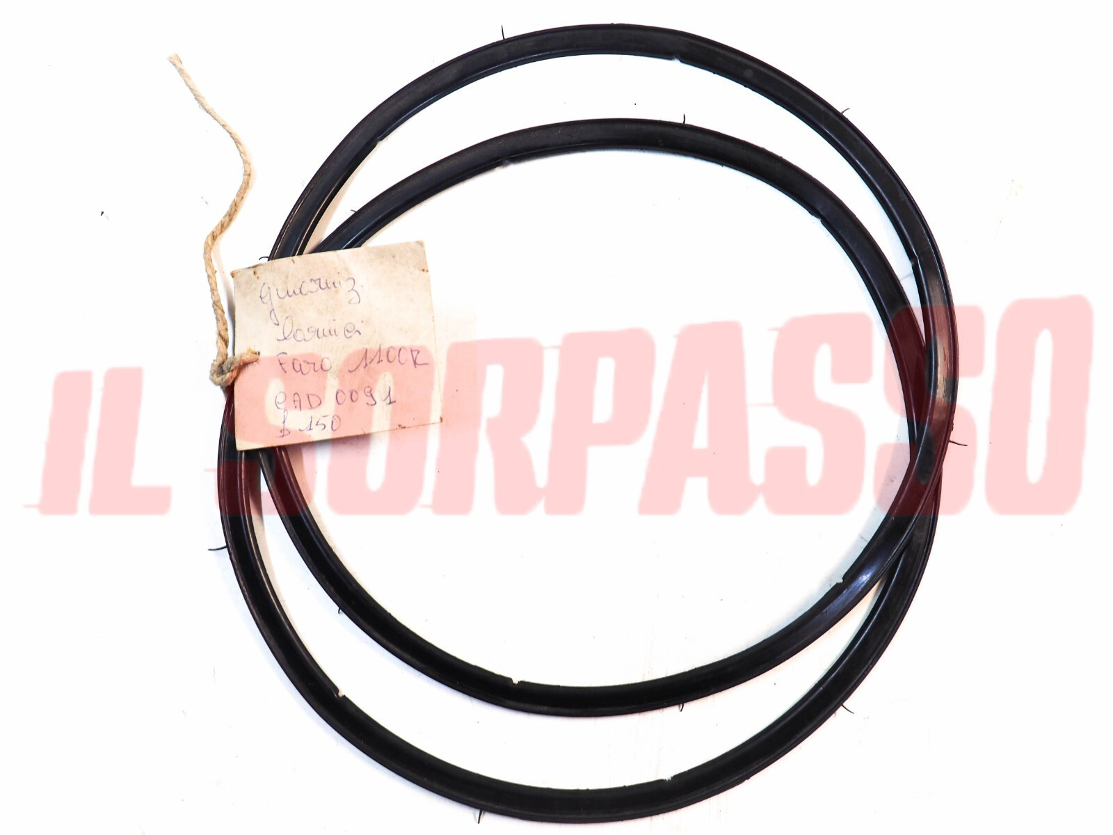 GUARNIZIONI GHIERE ANELLI CORNICI CERCHI FARO FIAT 1100 R ORIGINALI