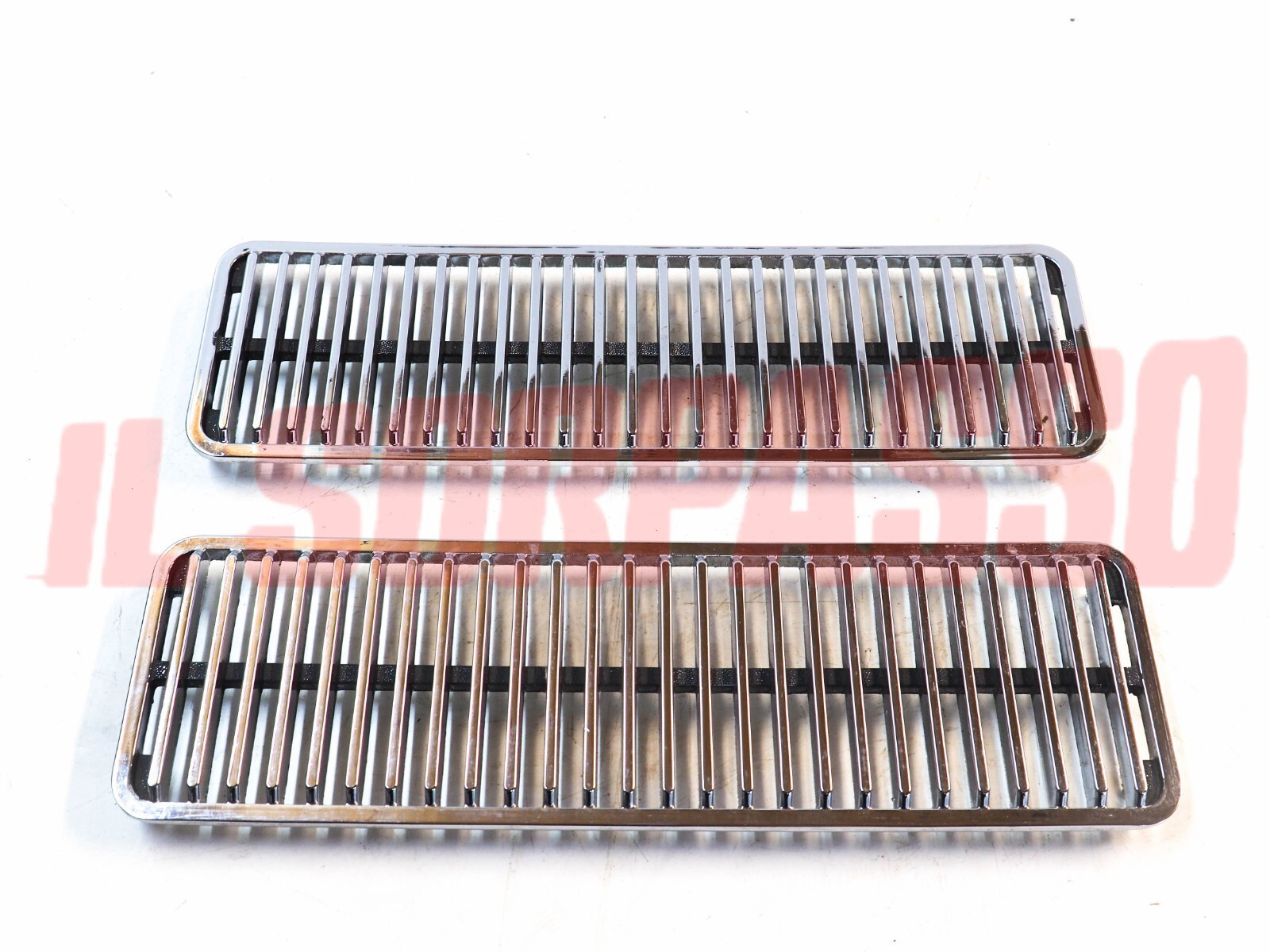 GRIGLIE PRESE ARIA COFANO ANTERIORE FIAT 124 SPORT COUPE BC ORIGINALI CROMODORA