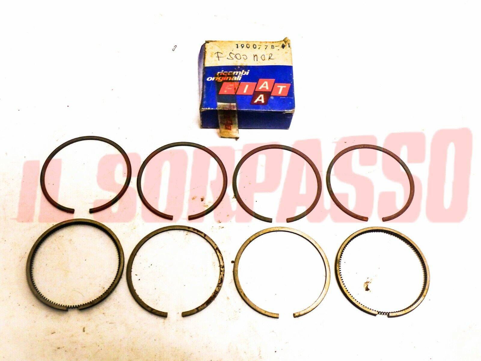 FASCE ELASTICHE PISTONI STANDARD FIAT 500 F L ORIGINALI