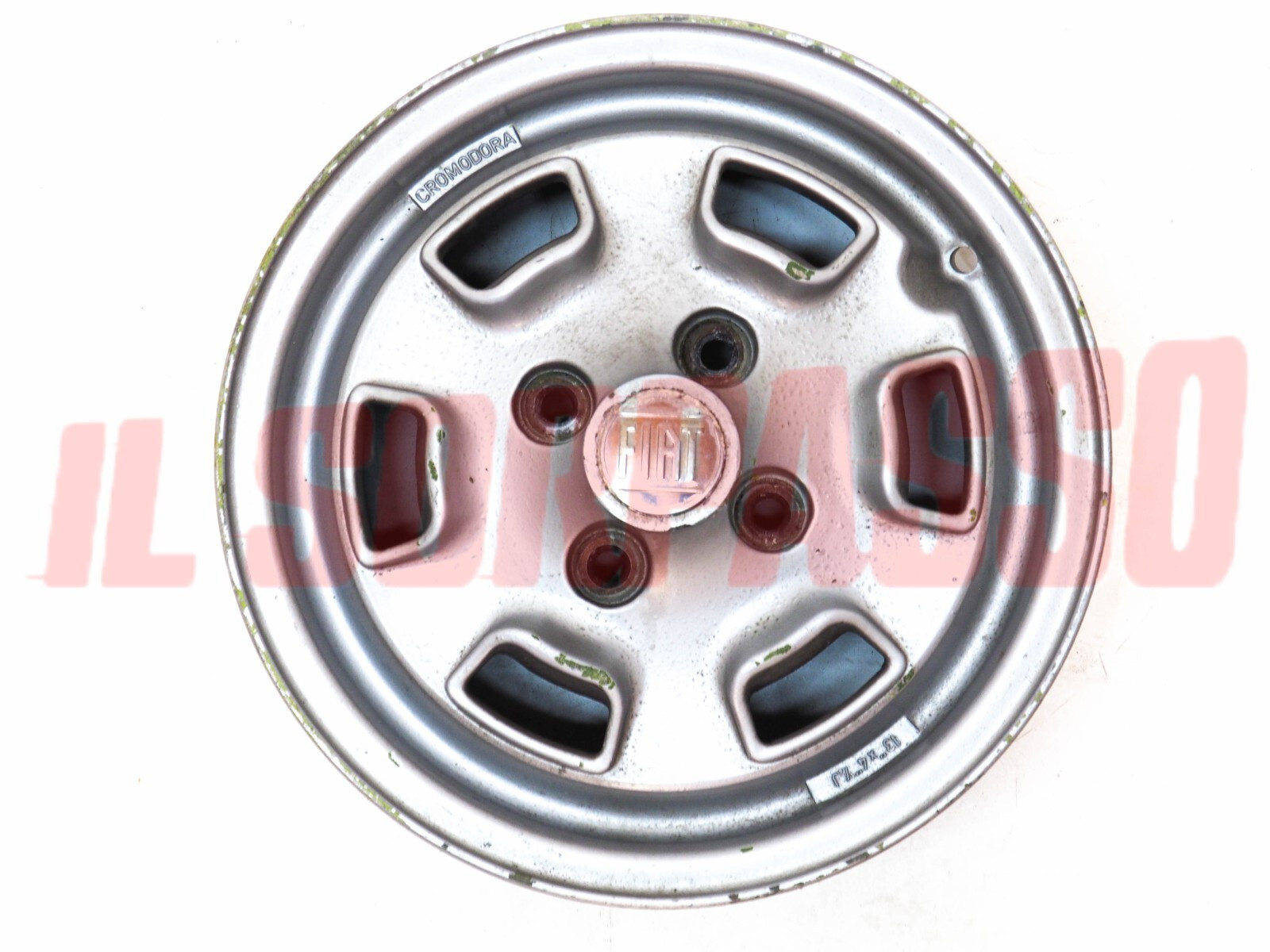 CERCHIO RUOTA COPPETTA FIAT CROMODORA 4x13 FIAT 128 RALLY 127 GIANNINI ORIGINALE