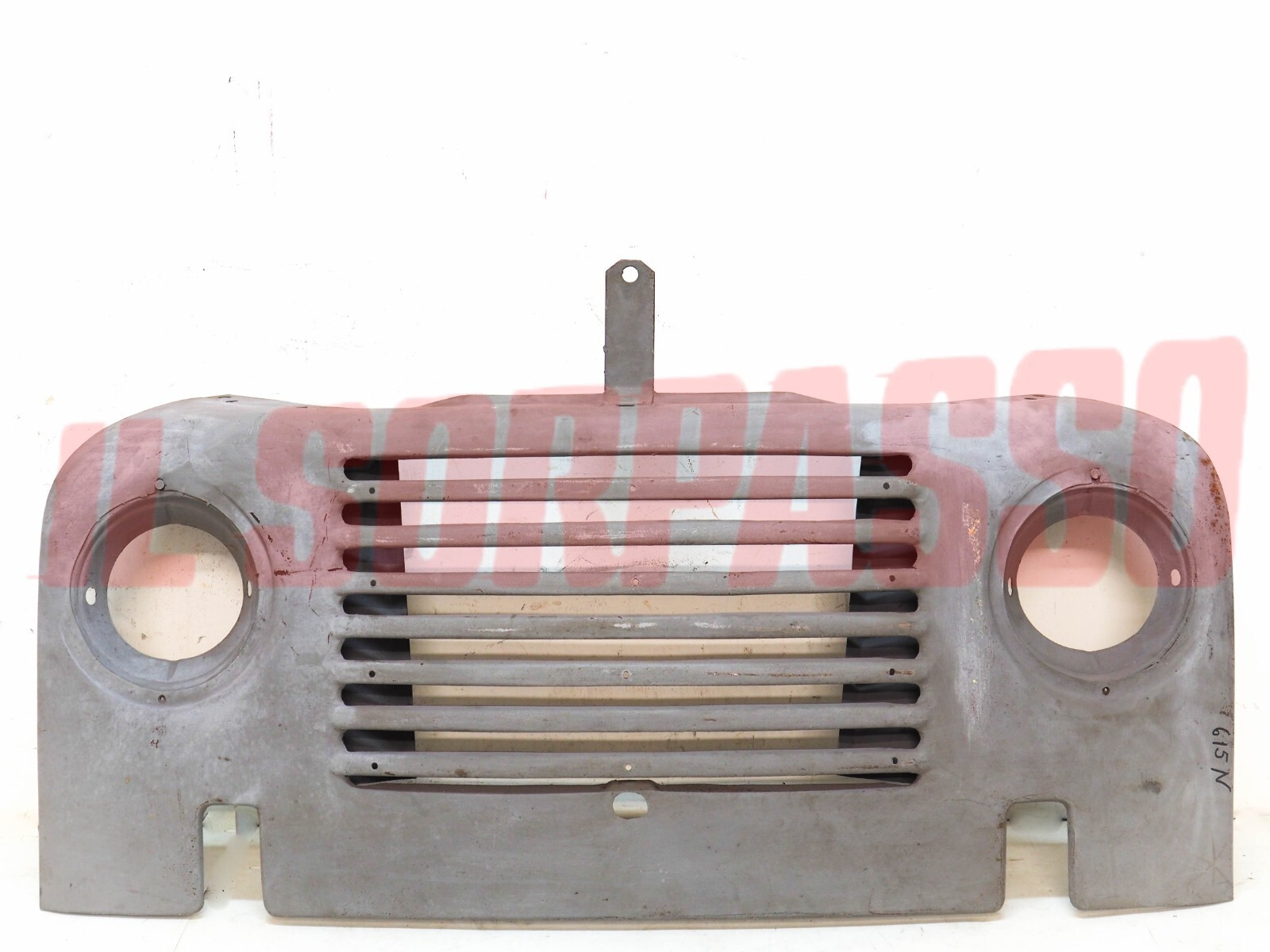 RIVESTIMENTO ANTERIORE FRONTALE CALANDRA FIAT 615 N FURGONE ORIGINALE
