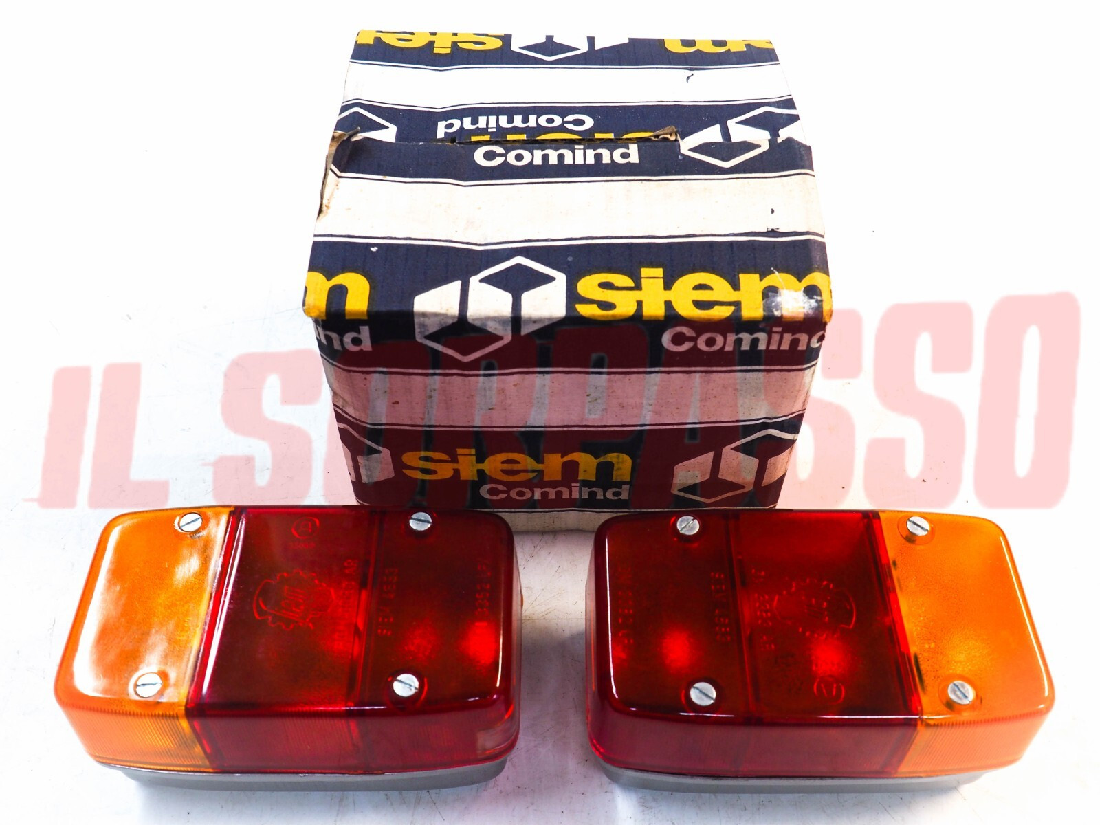 FANALI FARI POSTERIORI APE CAR DAL 64 AL 67 APE ELESTART DALL'84 ORIGINALI SIEM