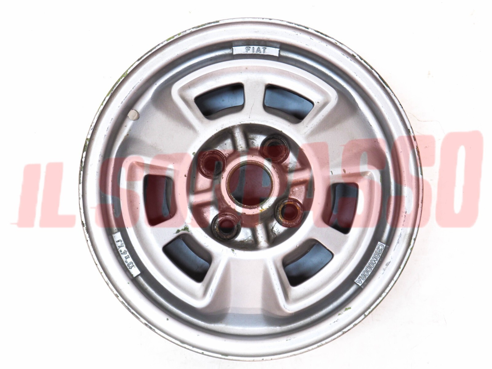 CERCHIO RUOTA IN LEGA FIAT 128 COUPE - 3 PORTE 4 X 13 ORIGINALE CROMODORA