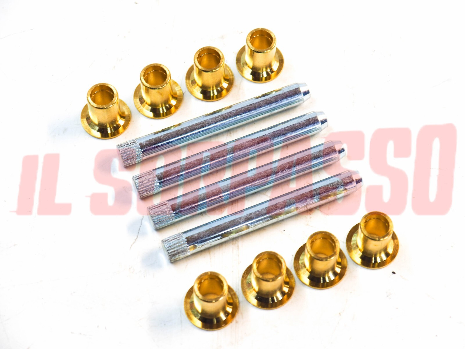 PERNI + BOCCOLE CERNIERE PORTA DESTRA SINISTRA  ALFA ROMEO GT JUNIOR TUTTI TIPI