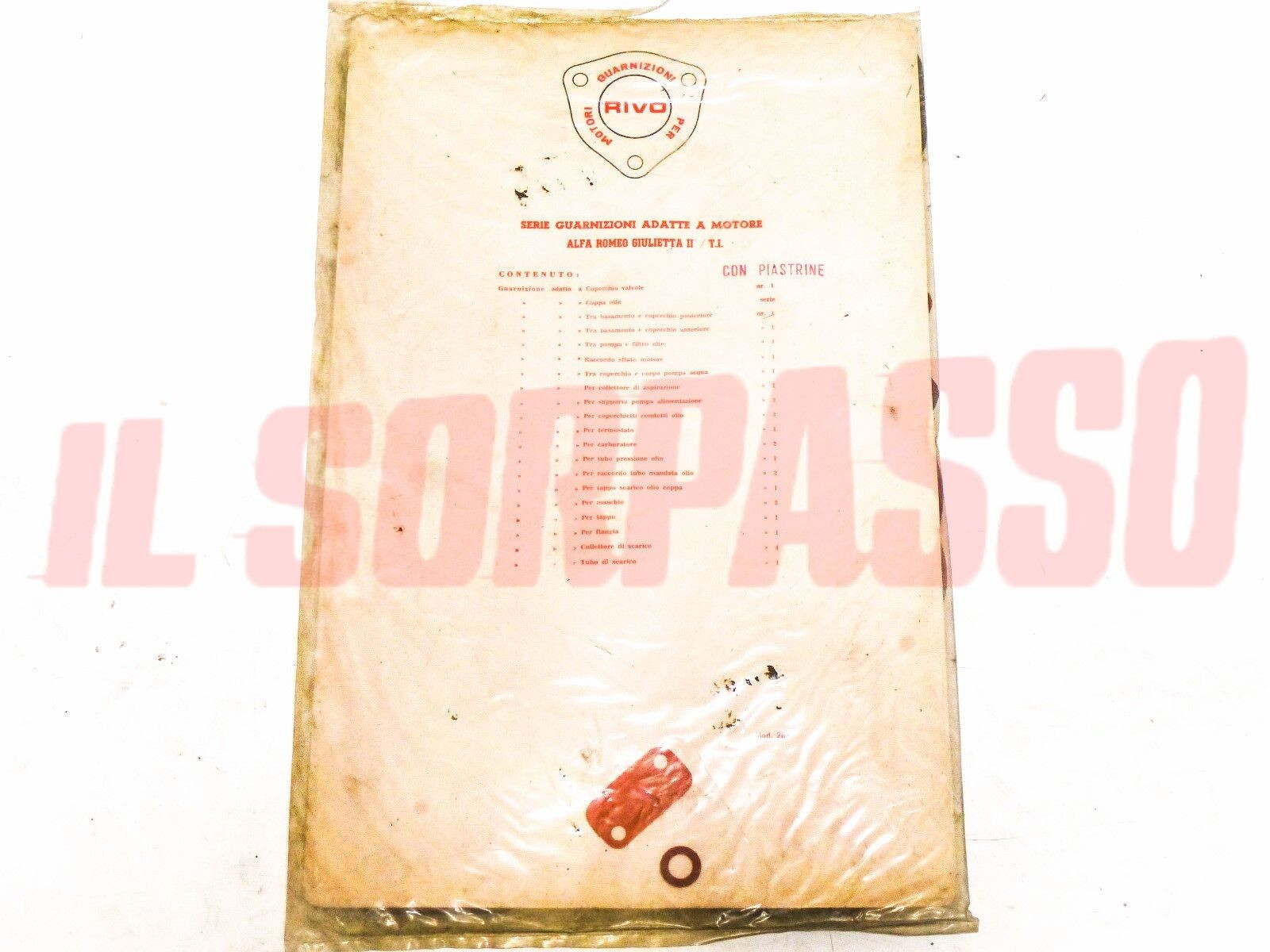 GUARNIZIONI SERIE KIT MOTORE + FERMI ALFA ROMEO GIULIETTA TI - SPIDER SPRINT 2 S