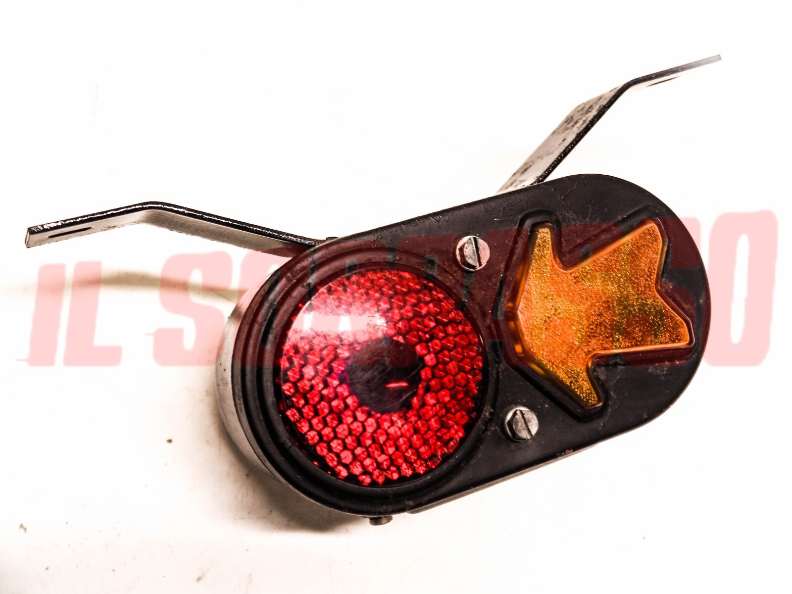 FANALINO FANALE  POSTERIORE LUCE TARGA RIMORCHIO AUTOCARRO ANNI 50 ORIGINALE