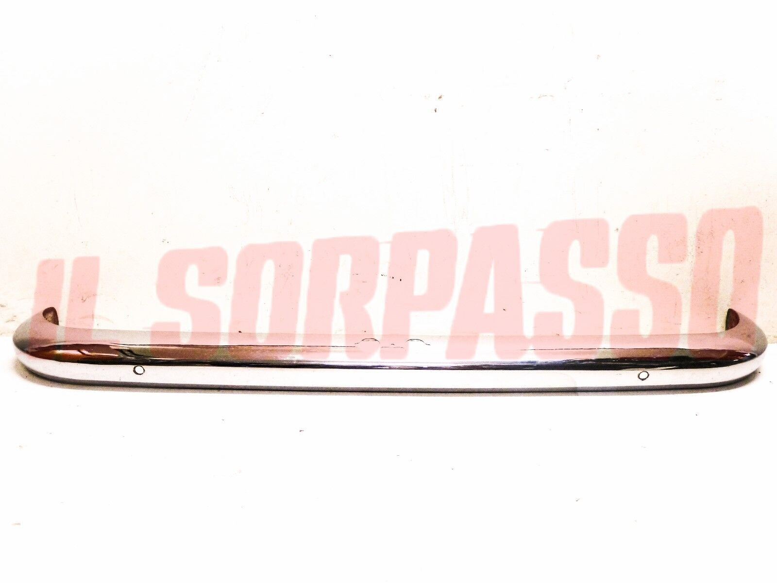 PARAURTI POSTERIORE FIAT 1500 BERLINA C ORIGINALE REAR BUMPER DIFETTATO