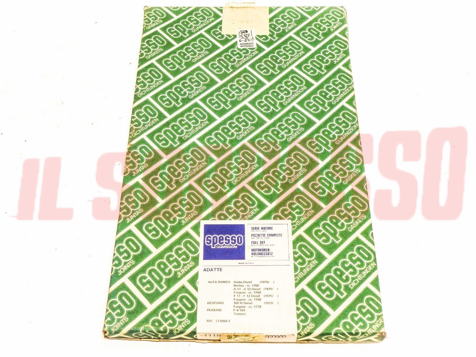 GUARNIZIONI SERIE KIT MOTORE TESTA CILINDRI ALFA ROMEO F12 GIULIA DIESEL ORIGINA