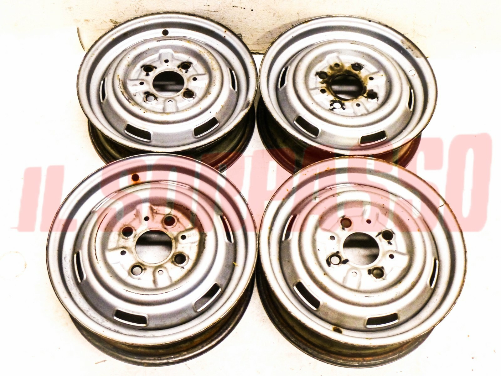 CERCHI RUOTA FIAT 126 PERSONAL ORIGINALI MISURA 4X12 USATI