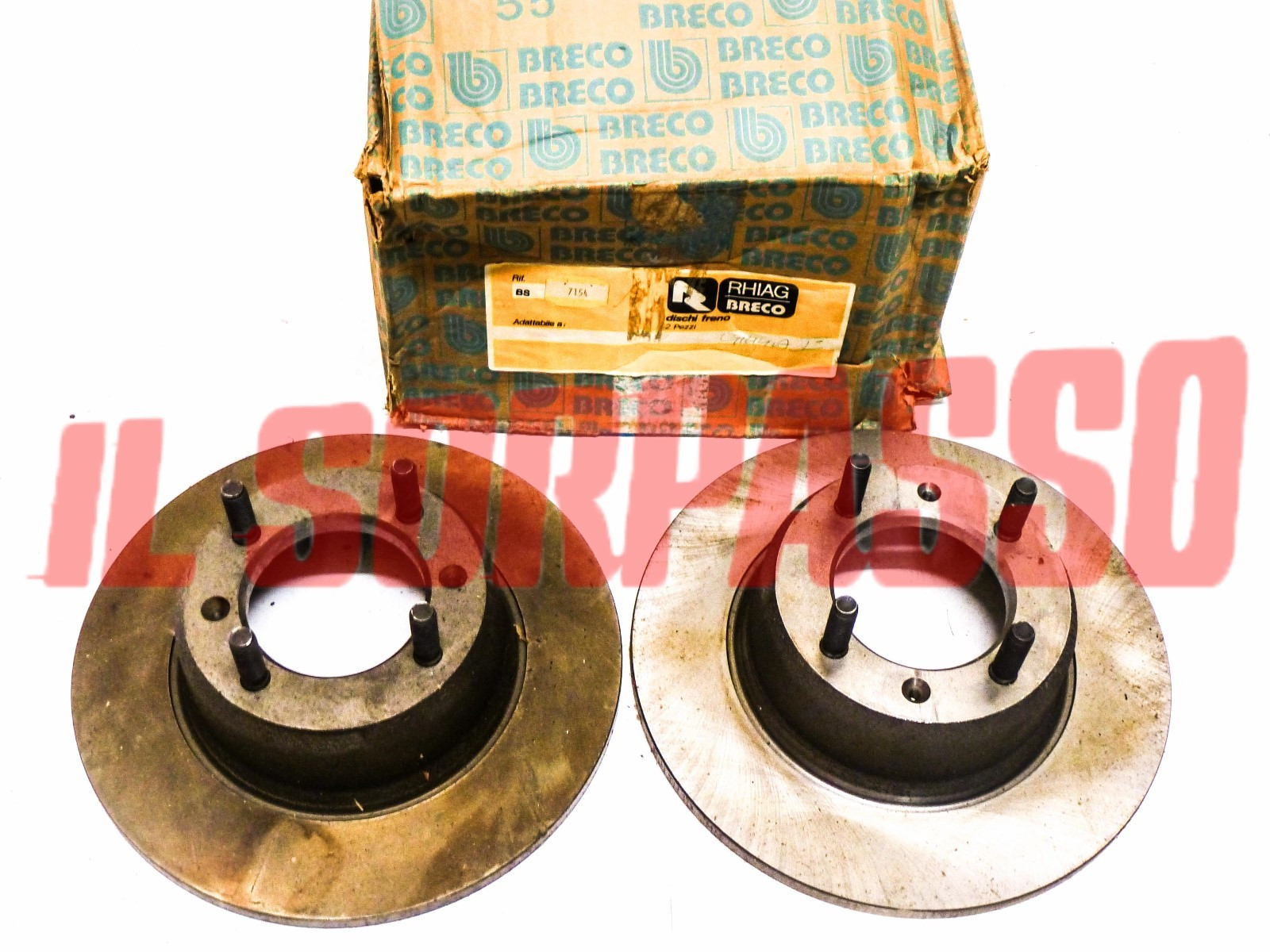 DISCHI FRENO POSTERIORI GIULIA GT DUETTO IMPIANTO ATE ORIGINALI BRECO