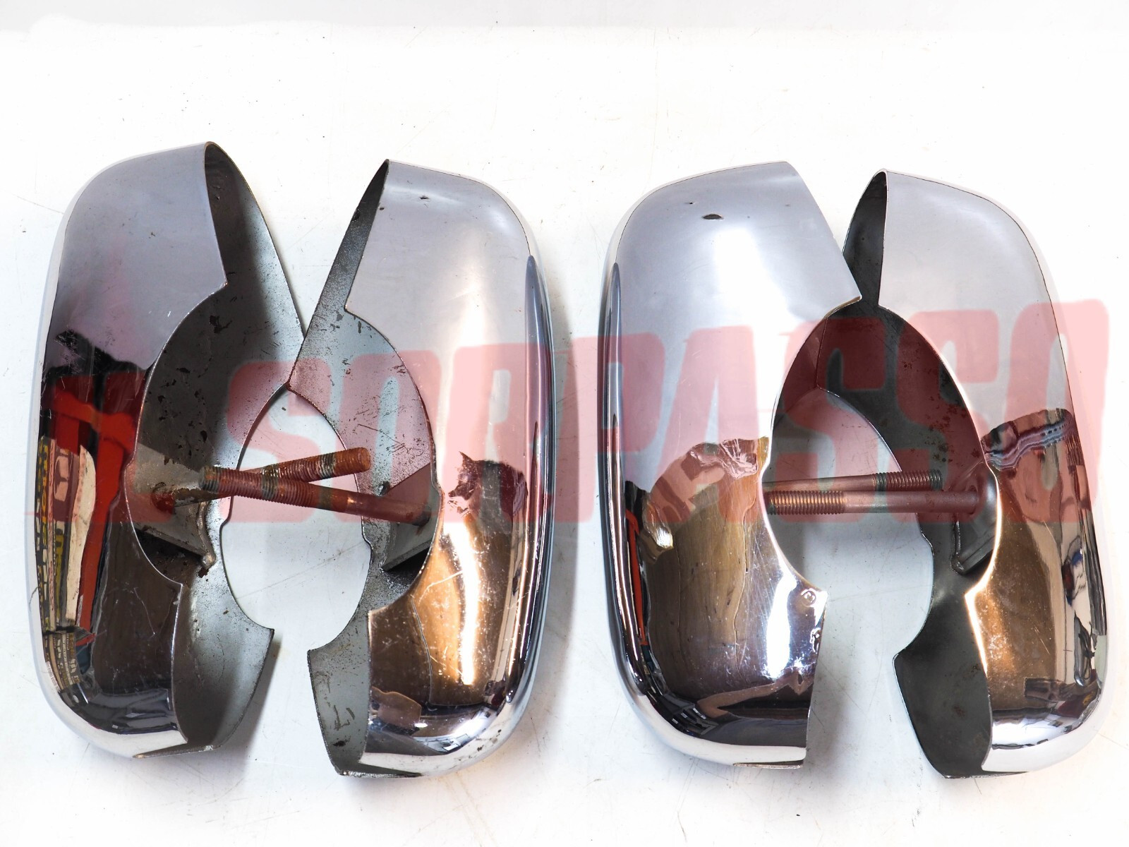 ROSTRI PARAURTI ANTERIORE POSTERIORE FIAT 1400 - 1900 ORIGINALI VERSIONE LARGA