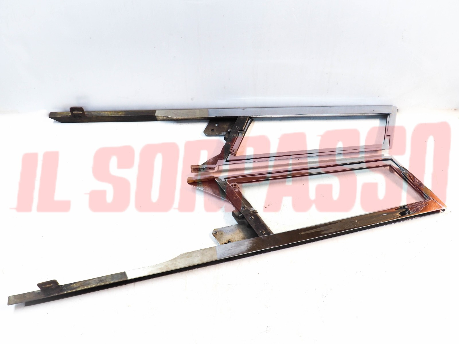 TELAI DEFLETTORI PORTE DESTRO + SINISTRO LANCIA FLAMINIA TOURING ORIGINALI