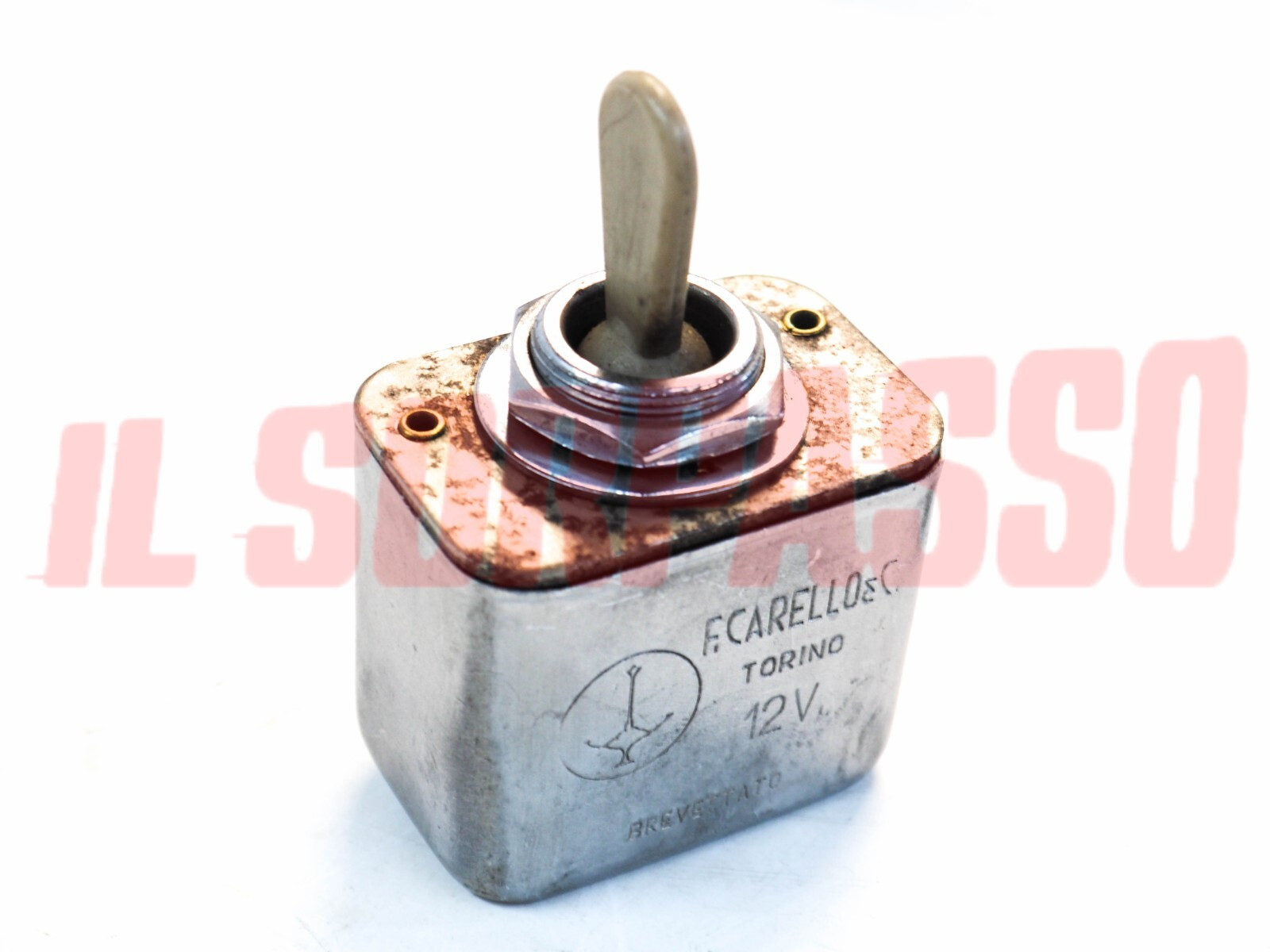 INTERRUTTORE FRECCE CRUSCOTTO LANCIA AURELIA B20 B24 ORIGINALE CARELLO 12 V