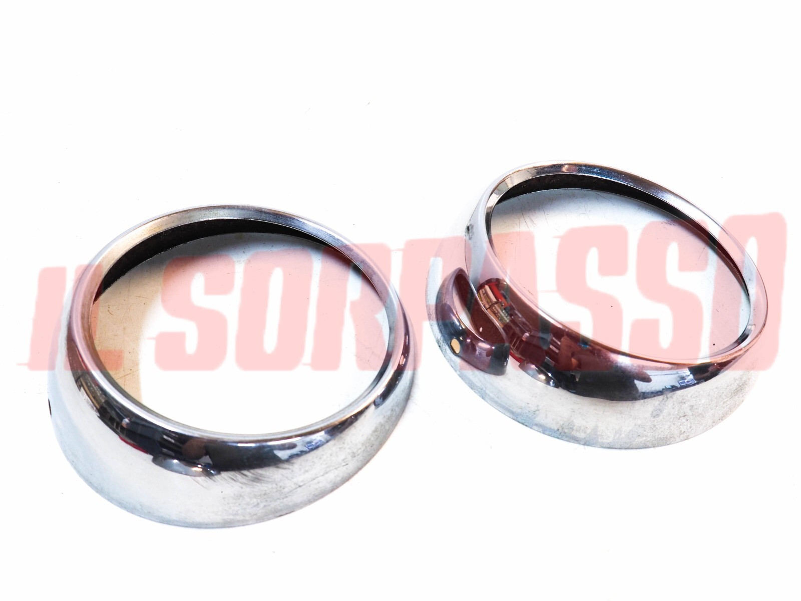 CORNICI CERCHI FARO FANALINI ANTERIORI FRECCE LANCIA FLAVIA COUPE USATI