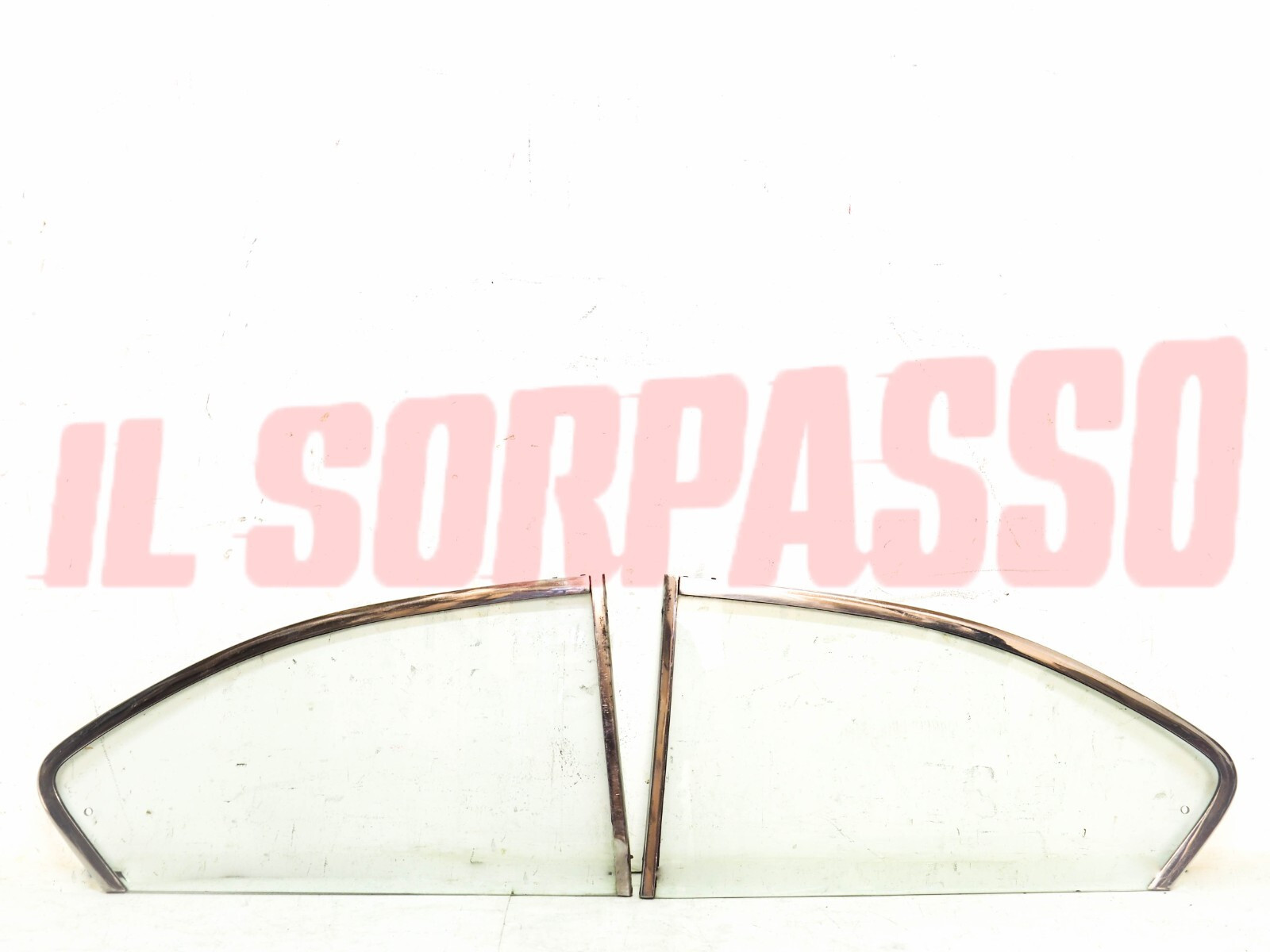 VETRI VOLETTI LATERALI APRIBILI DESTRO + SINISTRO LANCIA FLAVIA COUPE ORIGINALI