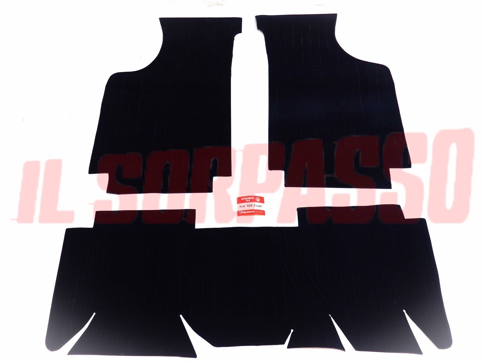 SOPRA TAPPETI BLU IN MOQUETTE FIAT 128 COUPE SENZA PONTE ORIGINALI FILGOMMA