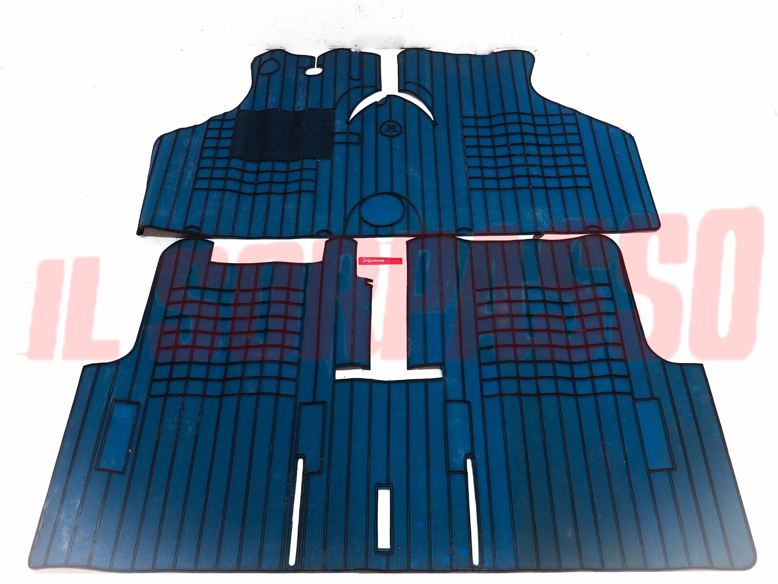 SOPRA TAPPETI GOMMA INTERNI BLU E NERI INNOCENTI MINI CLUBMAN T TRAVEL FILGOMMA