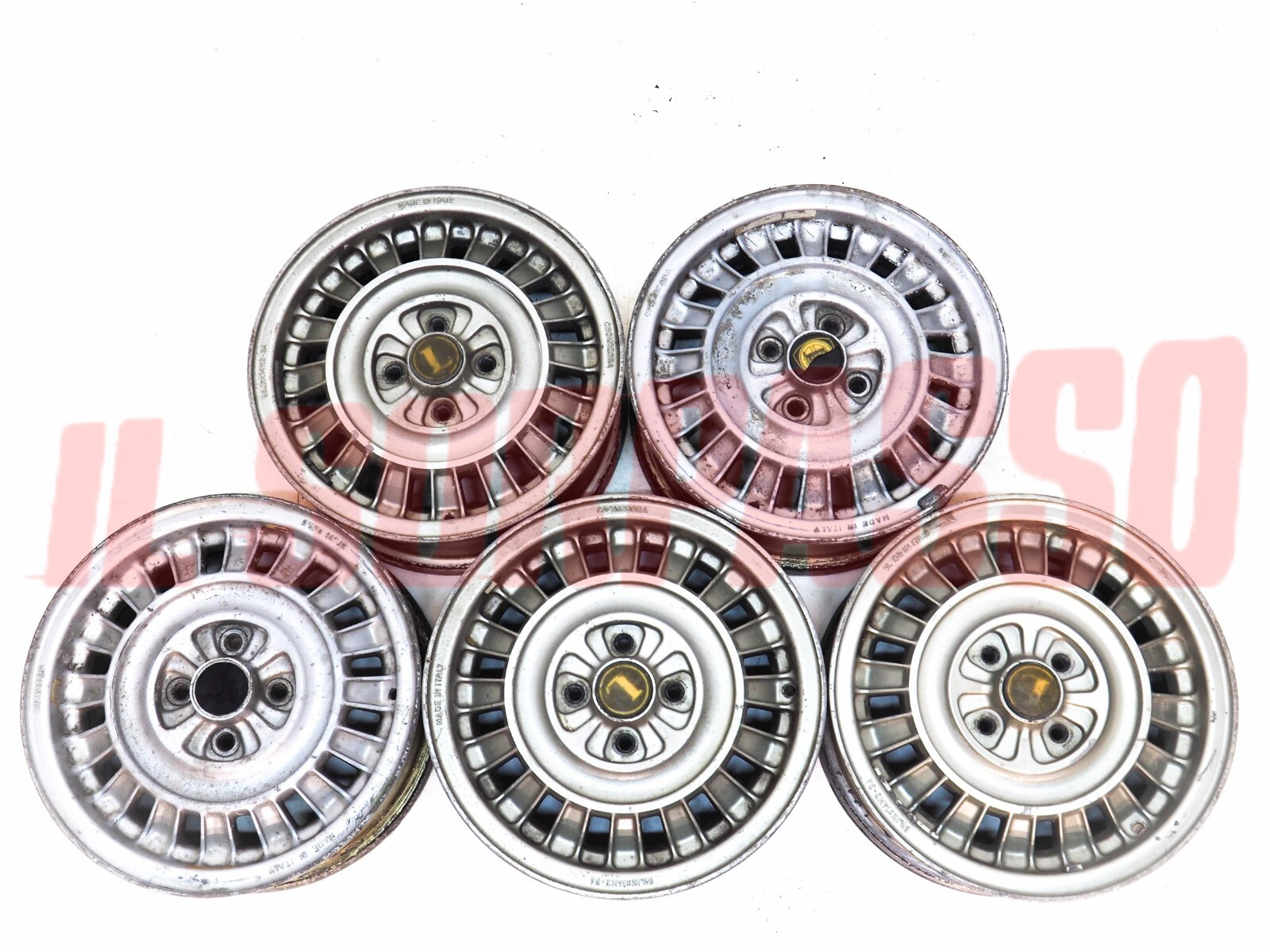 CERCHI RUOTA IN LEGA CROMODORA LANCIA BETA COUPE - HPE - SPIDER 5.5X14 ORIGINALI