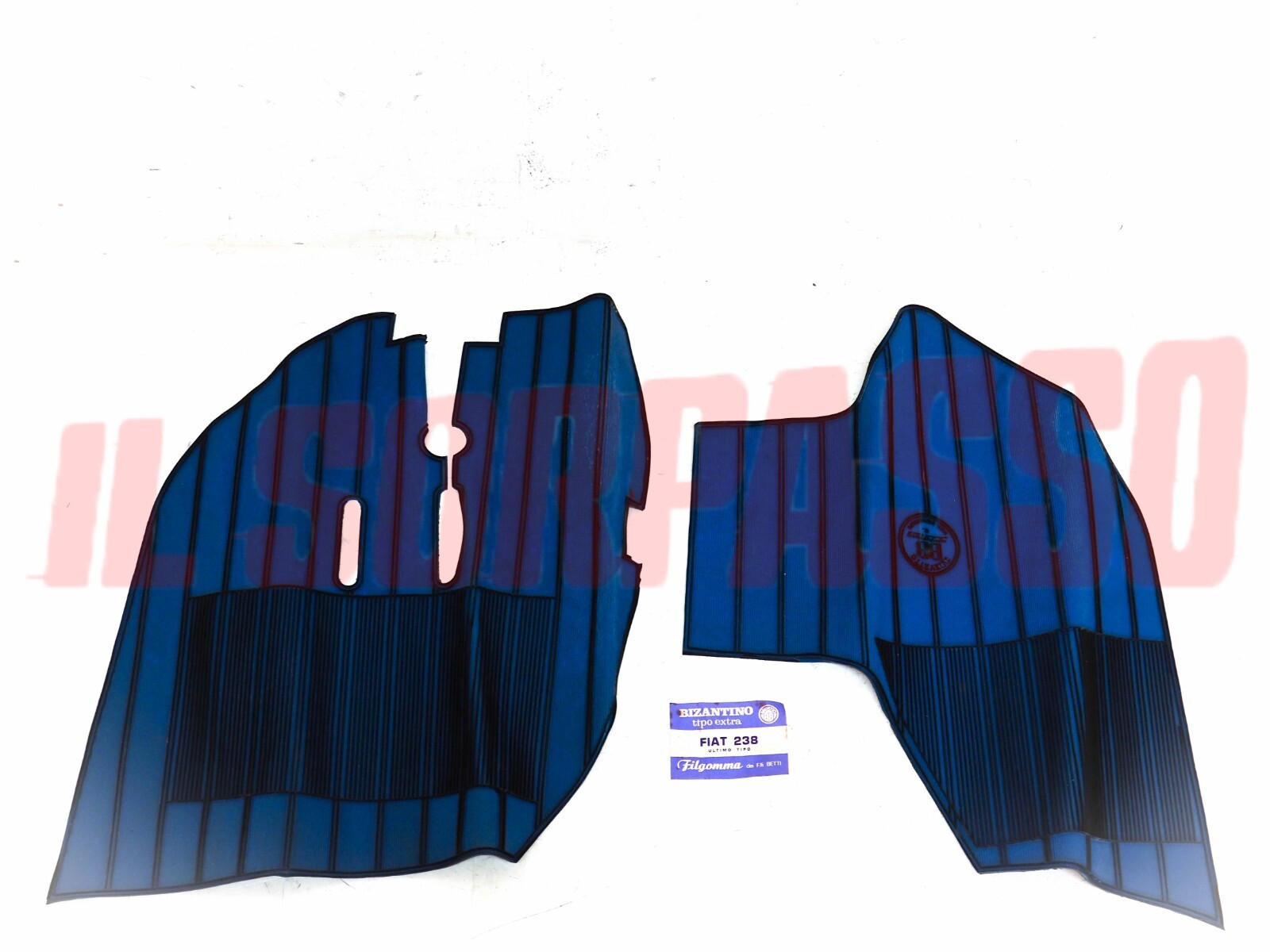 SOPRA TAPPETI INTERNI BLU E NERI FIAT 238 ULTIMA SERIE ORIGINALI FILGOMMA