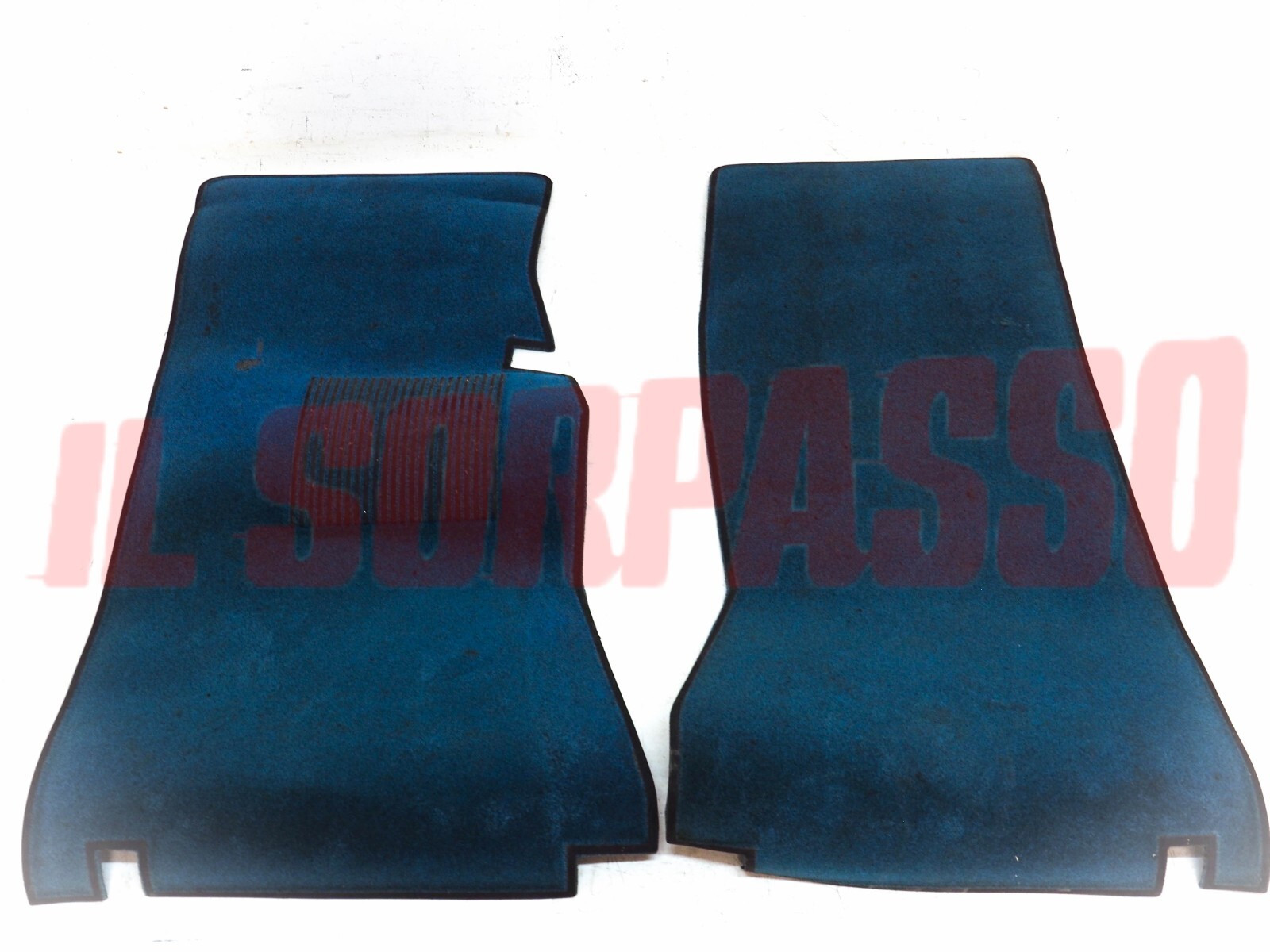 SOPRA TAPPETI ANTERIORI IN MOQUETTE BLU FIAT DINO COUPE ORIGINALI FILGOMMA