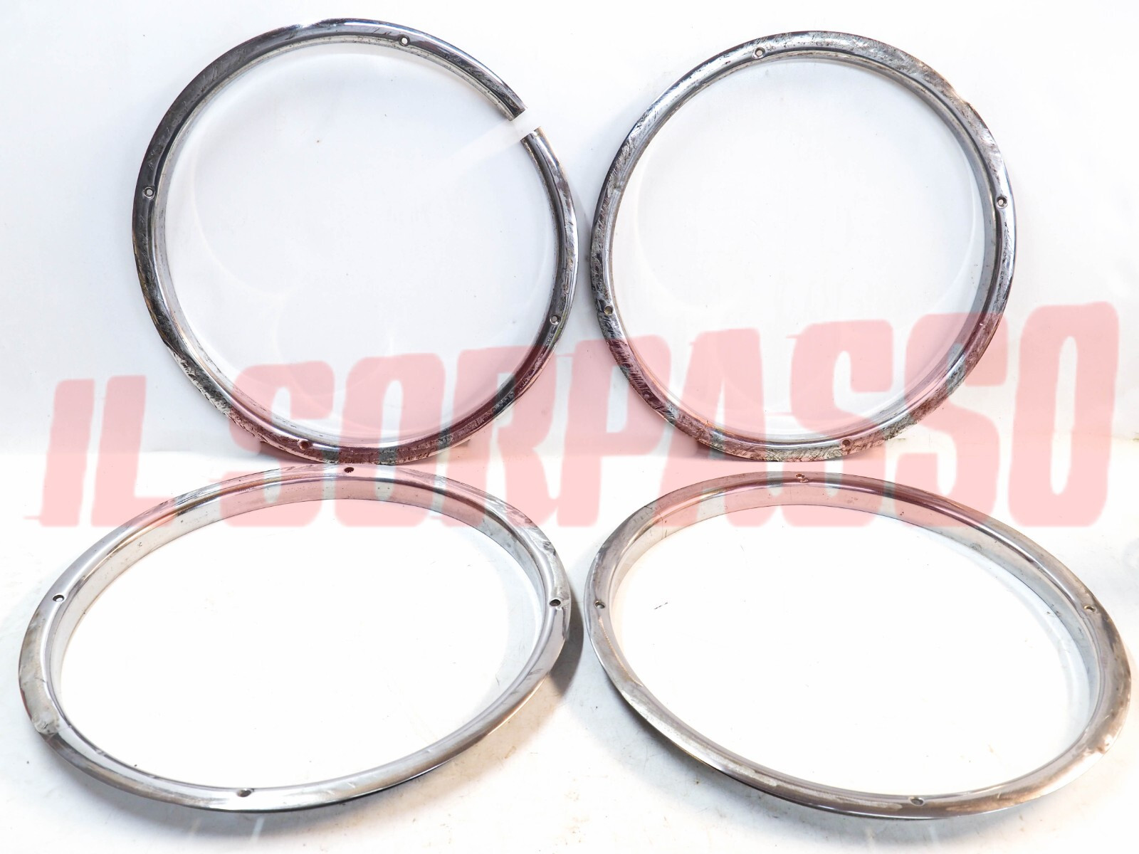 ANELLI RUOTA CERCHI BORCHIE LANCIA FLAVIA BERLINA COUPE CONVERTIBILE USATI