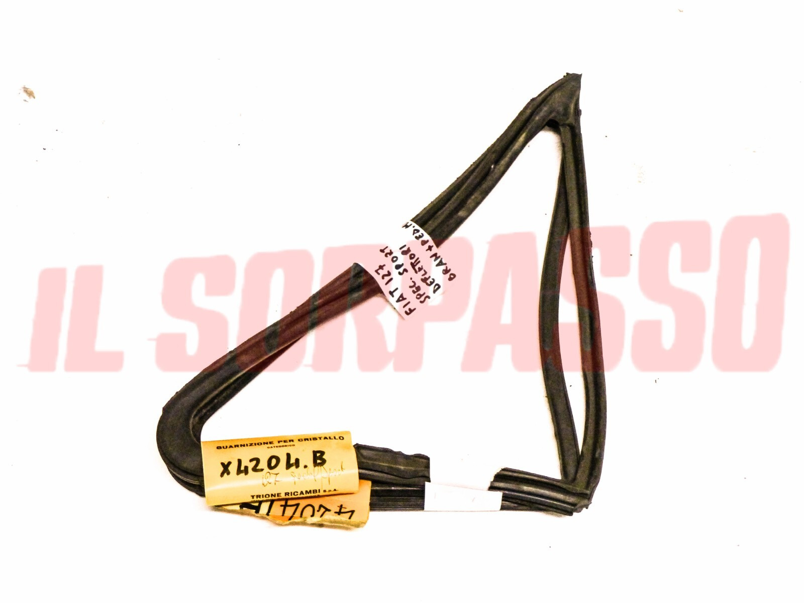 GUARNIZIONI VETRI DEFLETTORI PORTA DESTRA + SINISTRA FIAT 127  C CL SPORT NOS