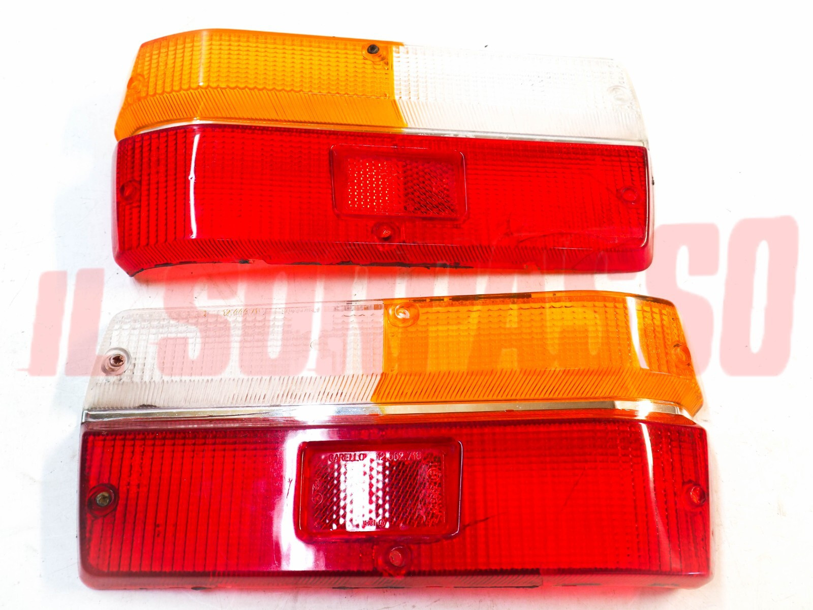 PLASTICHE FANALI POSTERIORI DESTRO SINISTRO LANCIA FLAVIA 2000 BERLINA CARELLO