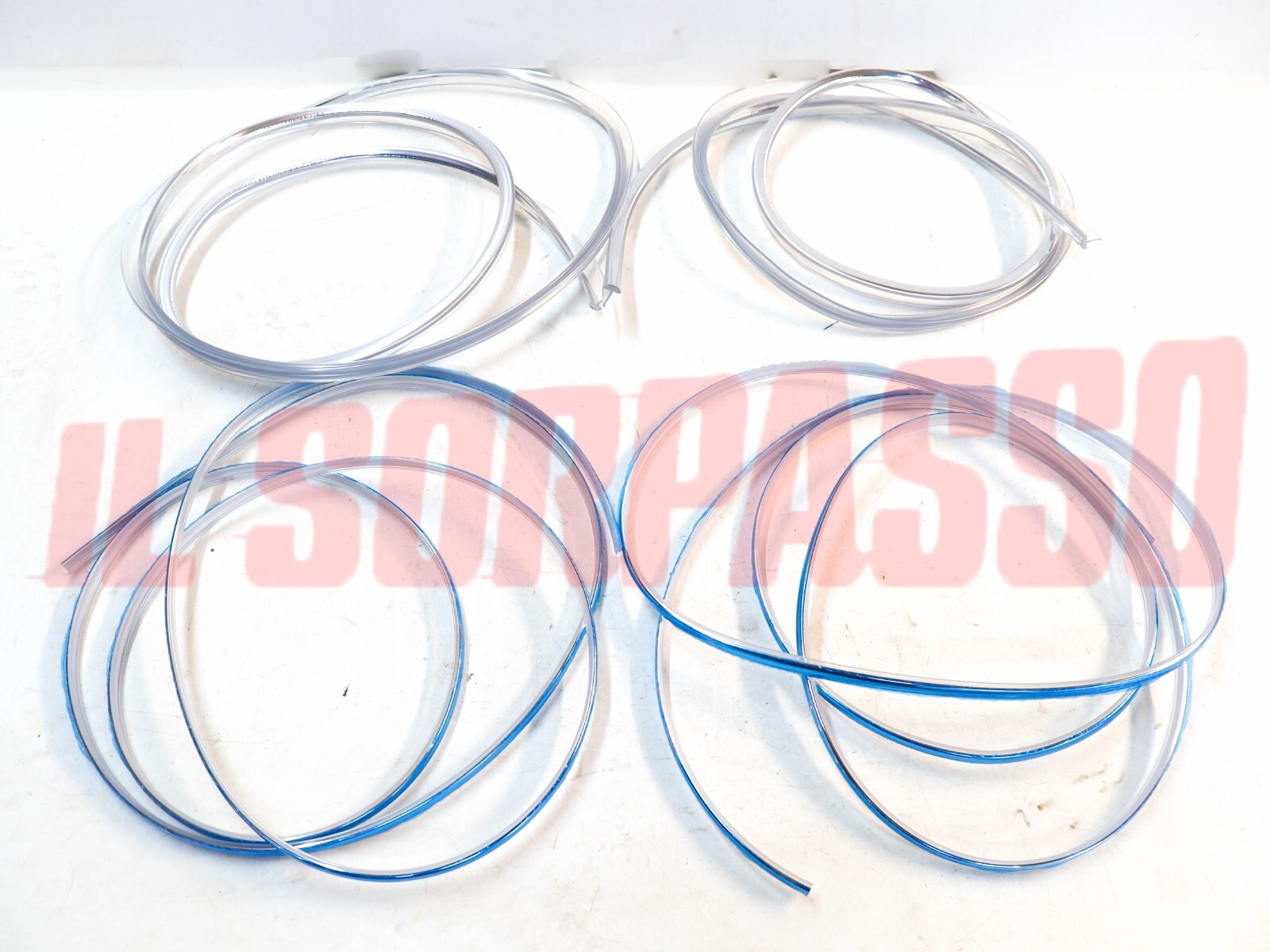 KIT ANIMA GUARNIZIONI VETRI PARABREZZA LUNOTTO LATERALI FISSI FIAT 850 SPECIAL