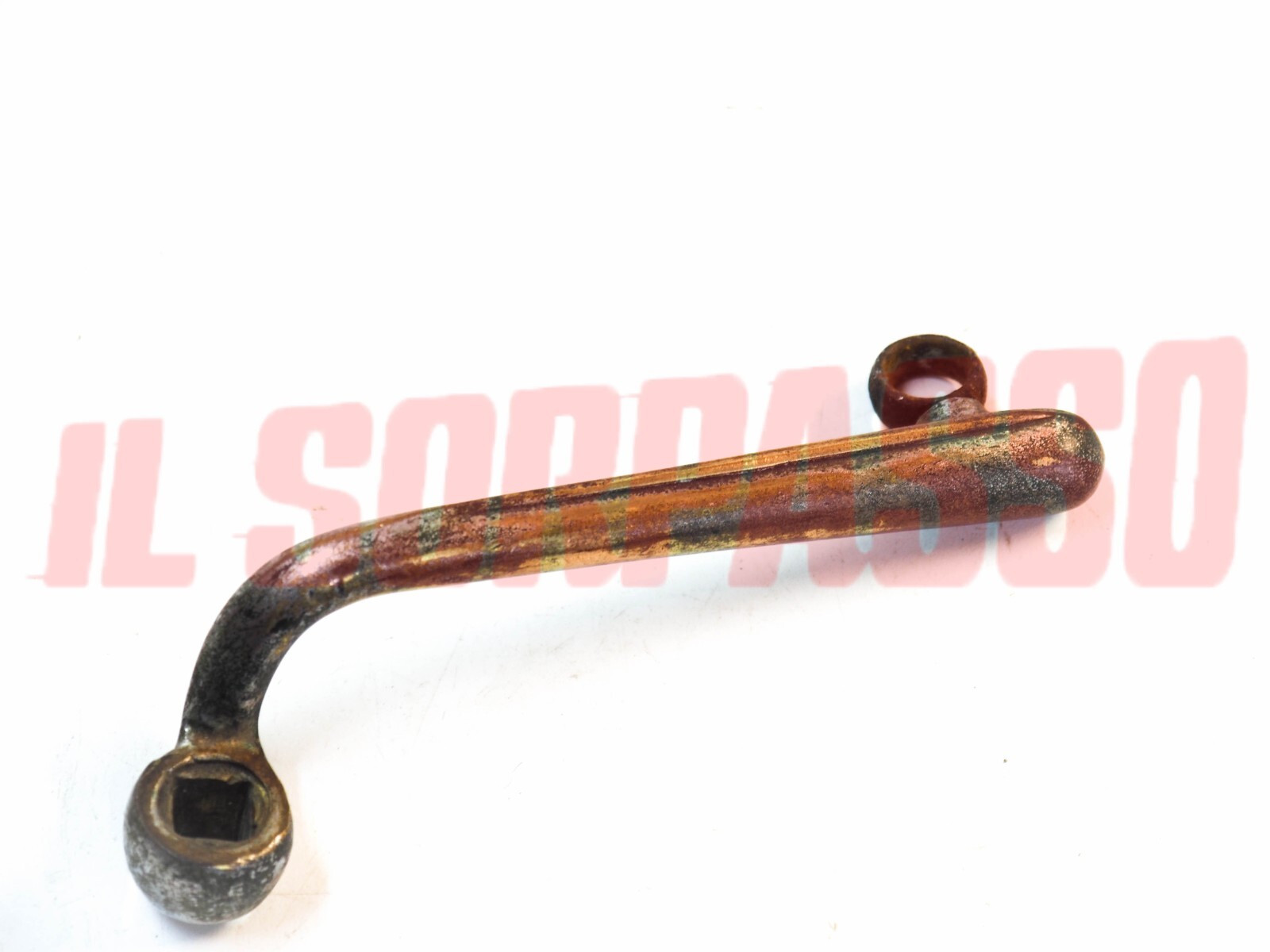 MANIGLIA APRI PORTA INTERNA DESTRA CON ASOLA FIAT 1100 A B E MUSONE ORIGINALE