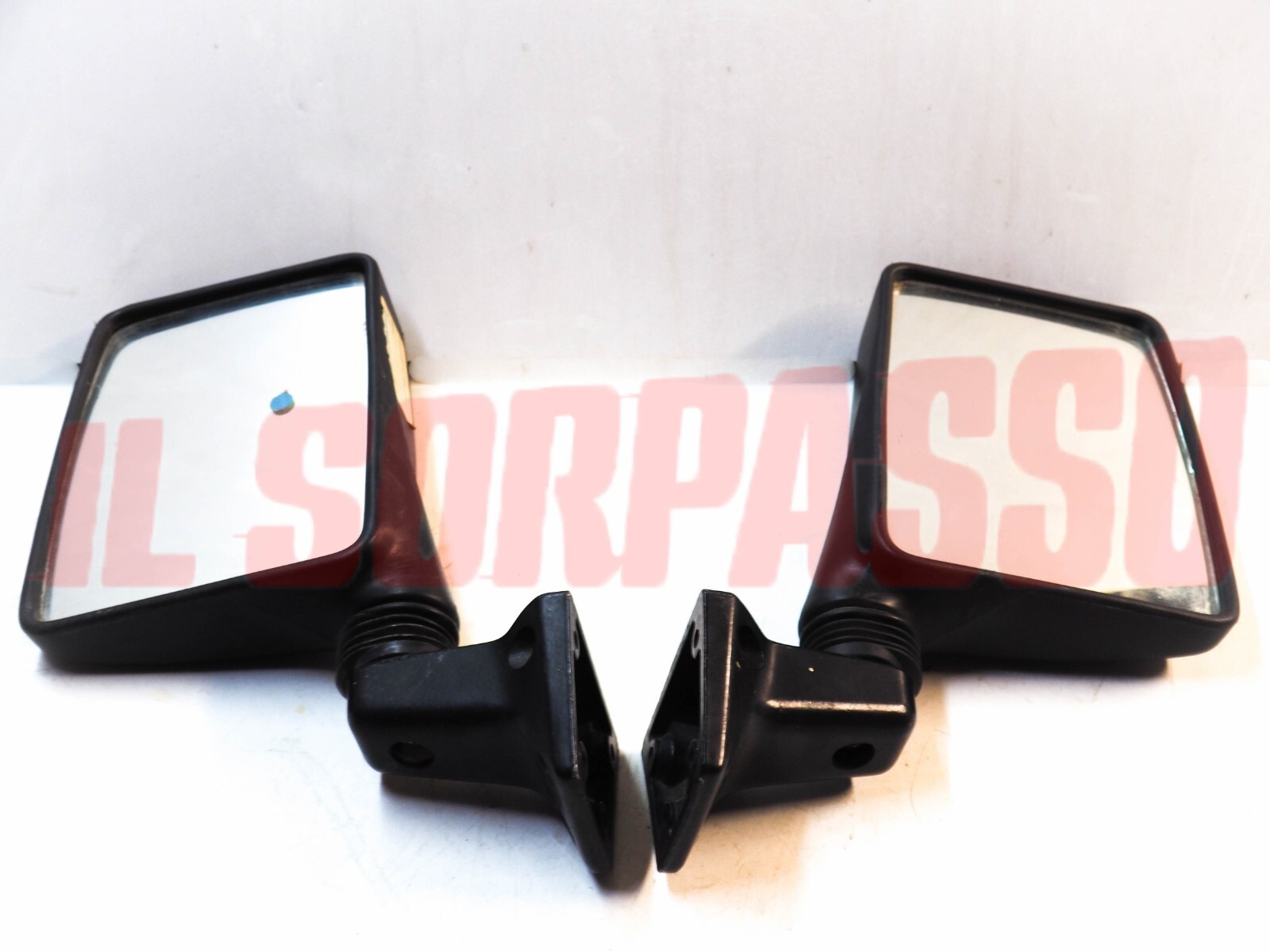 SPECCHI RETROVISORI DESTRO SINISTRO FIAT 238  241 BASE METALLO ORIGINALI SAVARA