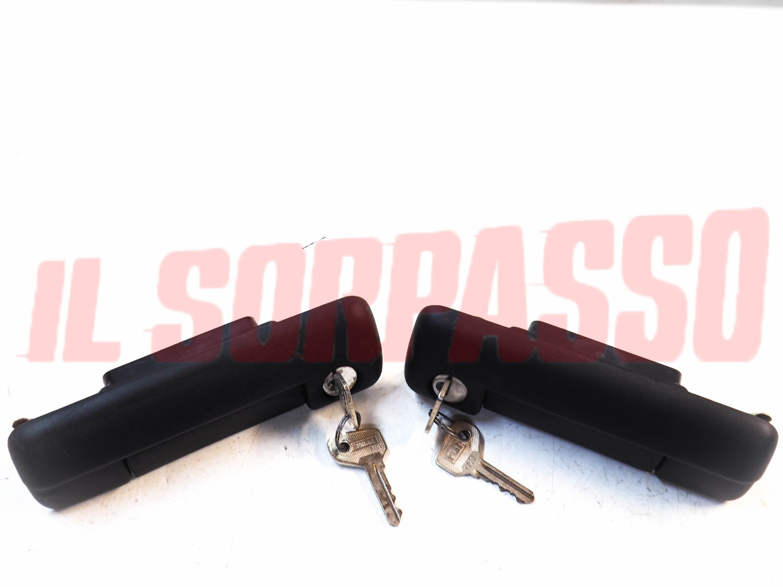 MANIGLIE PORTA DESTRA + SINISTRA IN PLASTICA FIAT 127 SPORT 75 HP ORIGINALI