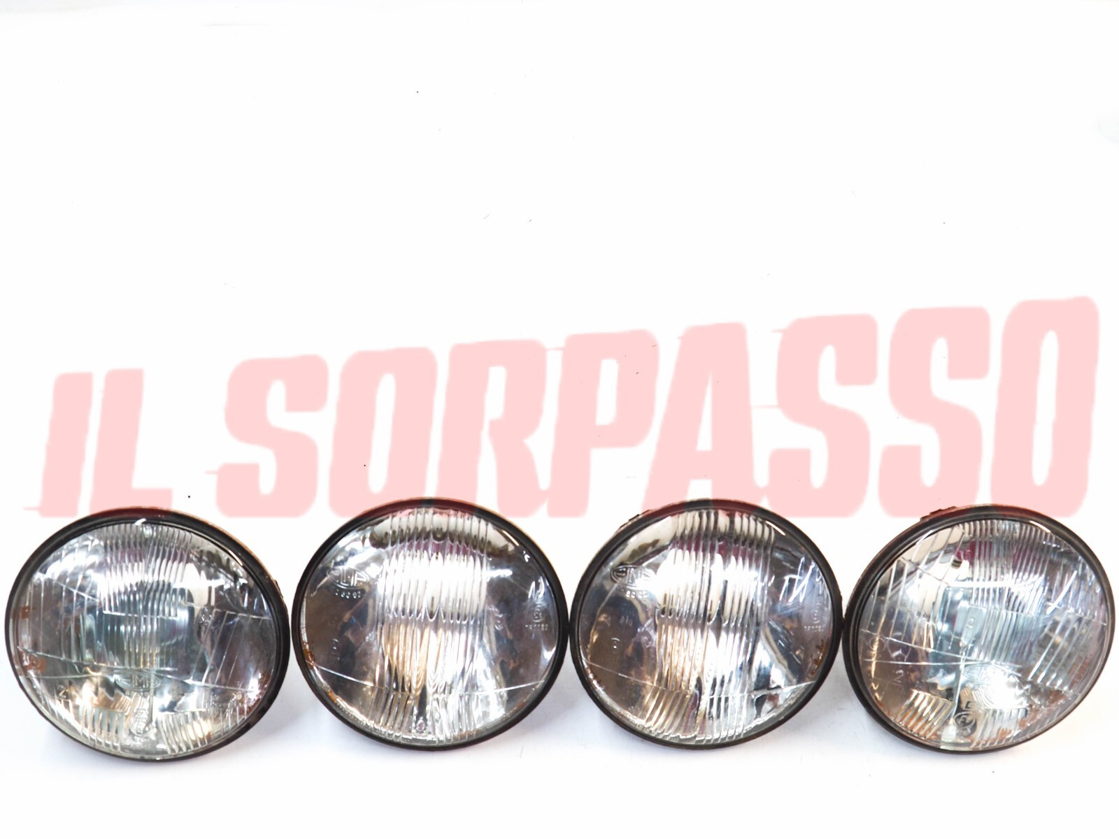 GRUPPI OTTICI FANALI FARI FIAT 124 850 COUPE 1300 1500 850 FAMILIARE ELMA USATI