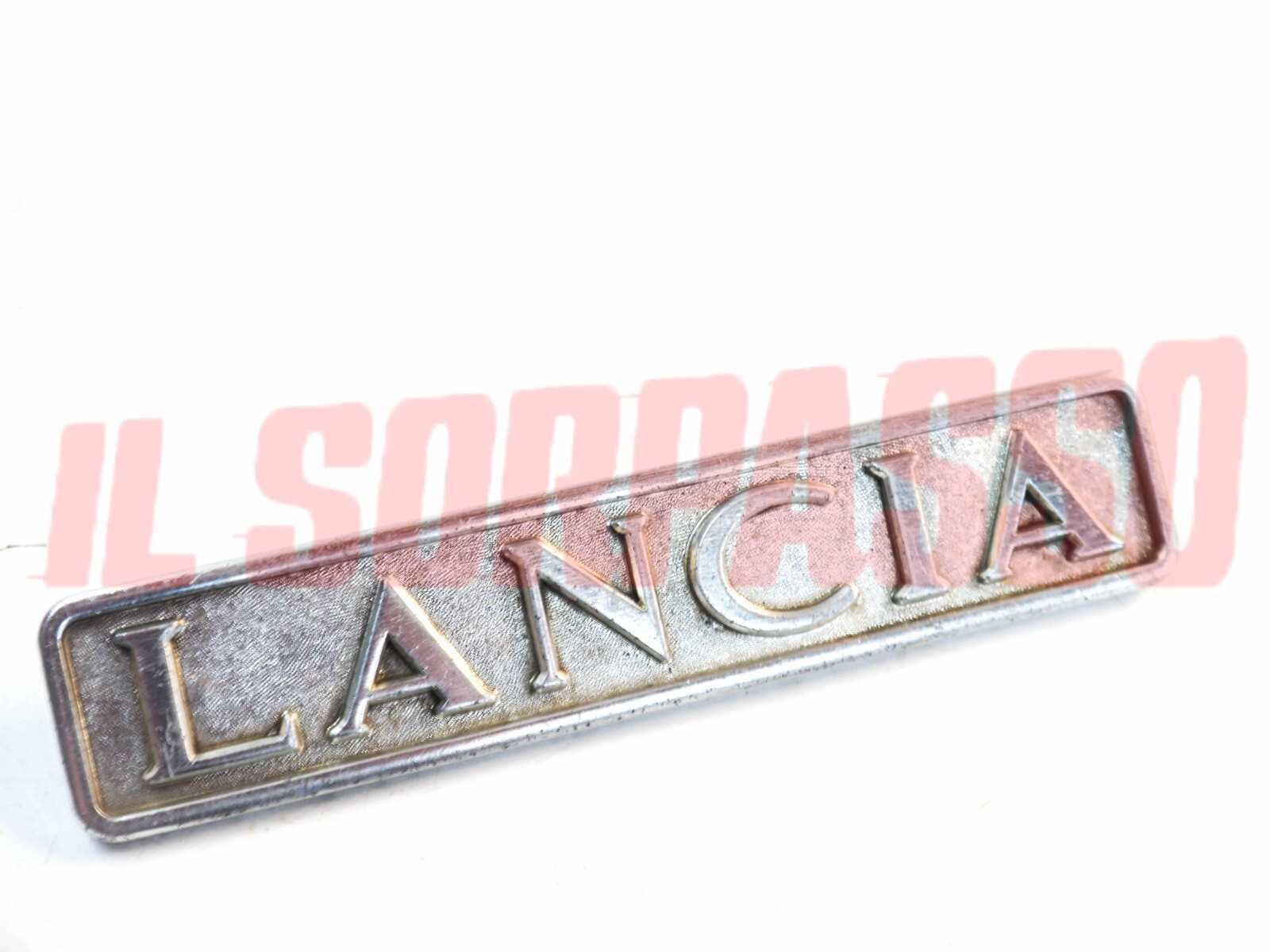 SCRITTA FREGIO RIVESTIMENTO POSTERIORE LANCIA PER FULVIA BERLINA COUPE ALLUMINIO