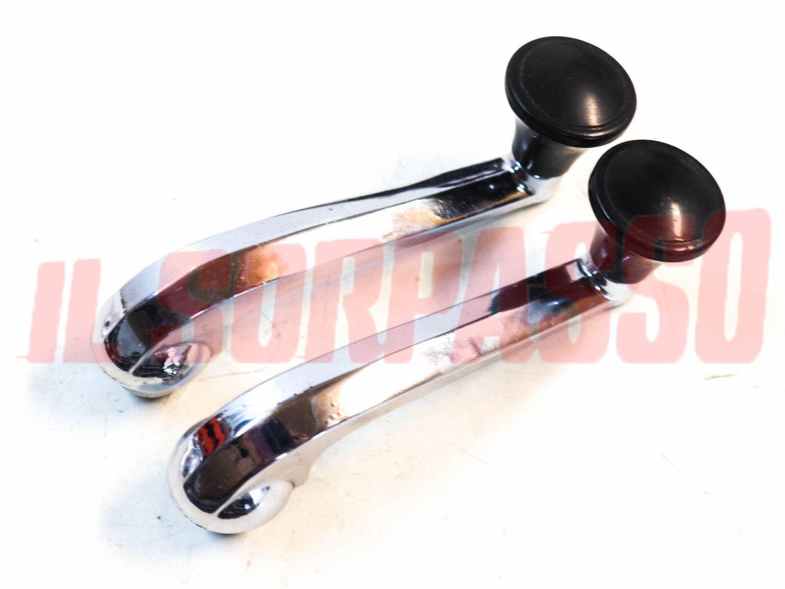 MANIGLIE ALZAVETRO PORTA DESTRA + SINISTRA LANCIA FLAVIA COUPE ORIGINALI